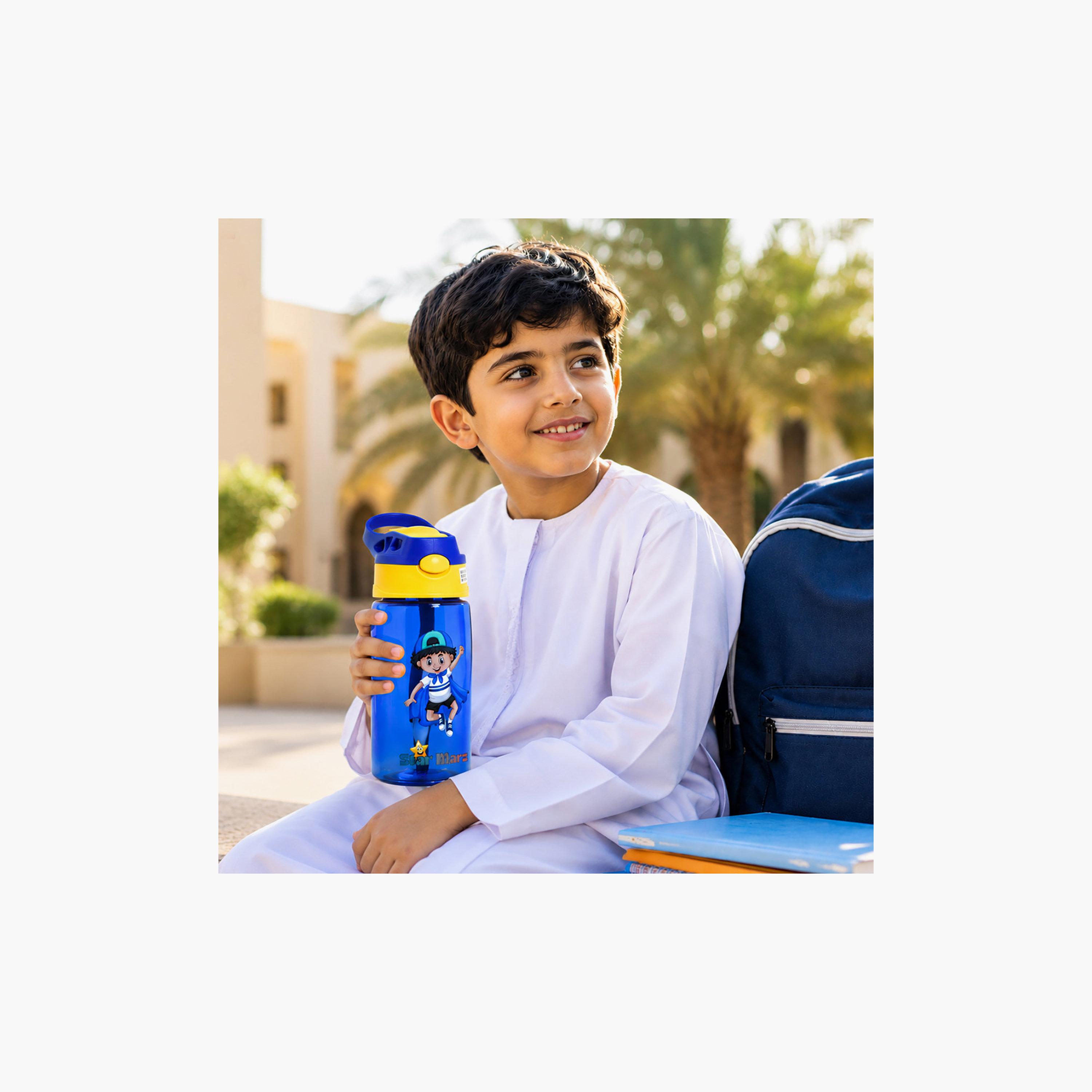 Starmarz Glitter 2-Piece Bento Lunch Box Set for 2-5 with Space Water Bottle - 480 ml-school-lunchessentials-sets-image-10