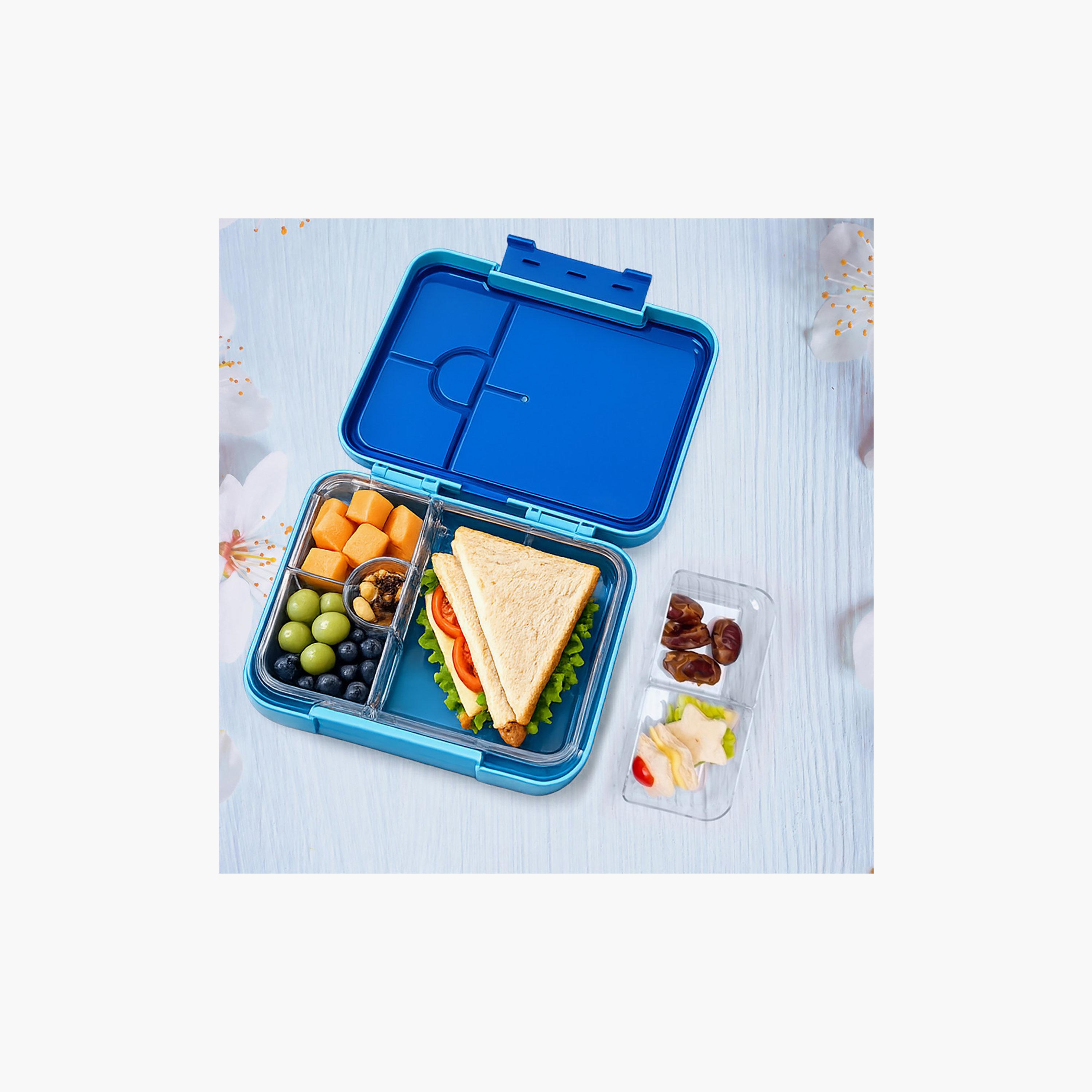 Starmarz Glitter 2-Piece Bento Lunch Box Set for 2-5 with Space Water Bottle - 480 ml-school-lunchessentials-sets-image-7