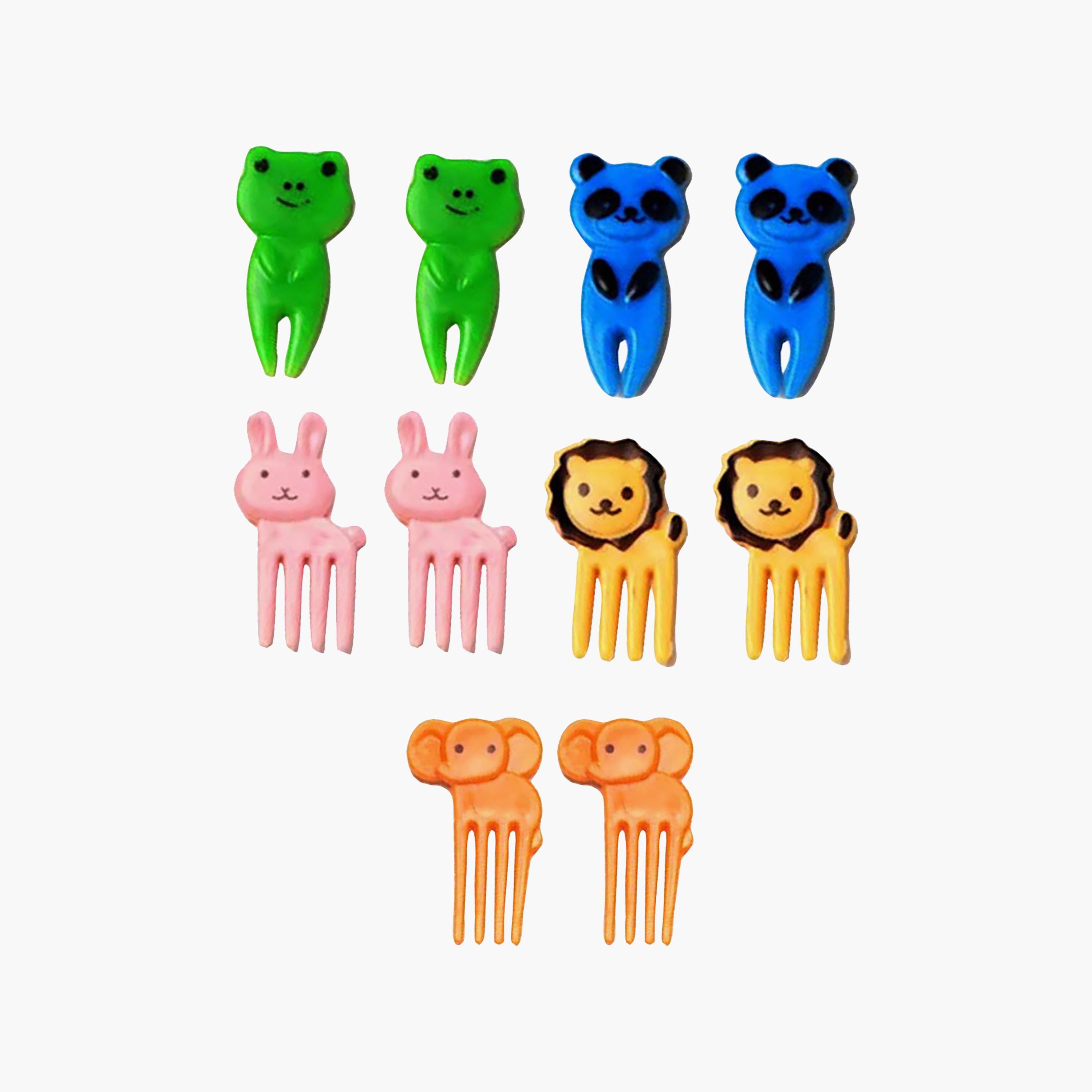 Star Babies 10-Piece Animal Fruit Picks-baby-feeding-mealtimeessentials-image-1