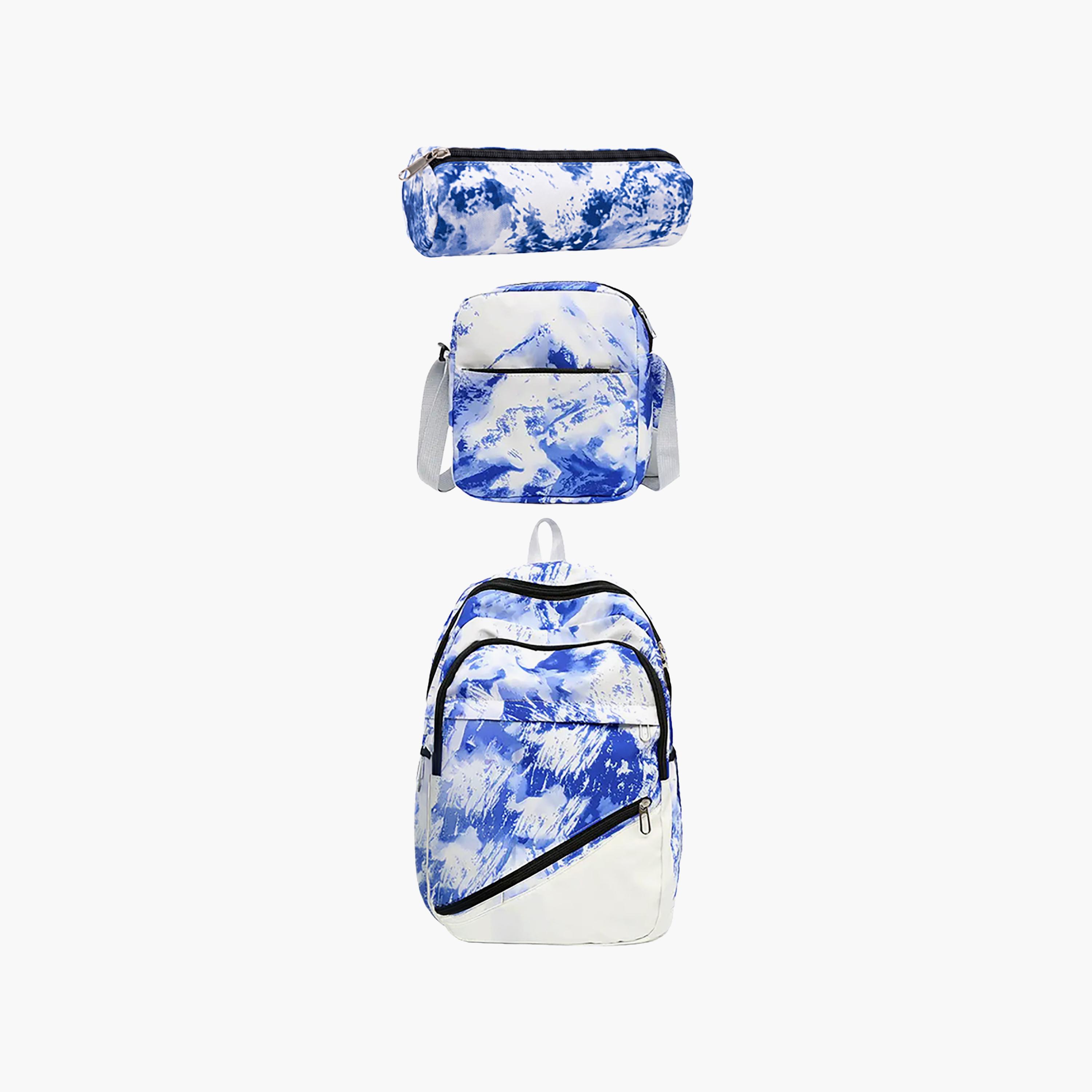 Star Babies Printed 3-Piece School Backpack Set for 5-8 Yrs with Lunch Bag & Pencil Case-school-bagsandbackpacks-backpacks-image-1