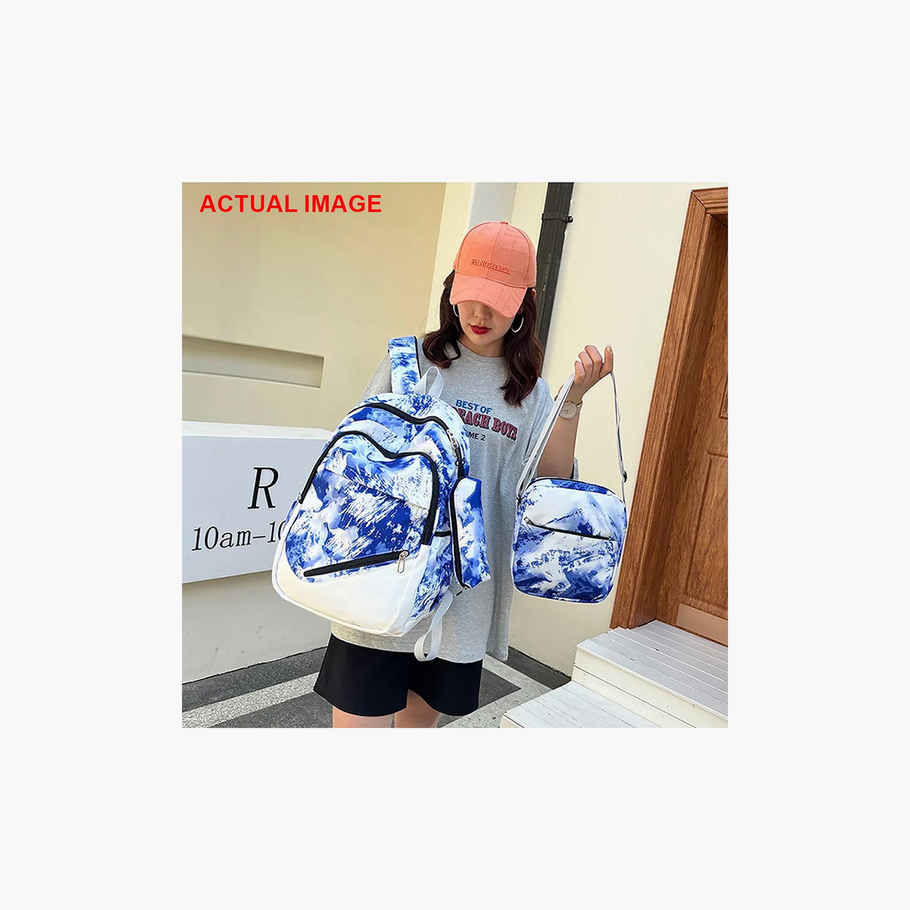 Star Babies Printed 3-Piece School Backpack Set for 5-8 Yrs with Lunch Bag & Pencil Case-school-bagsandbackpacks-backpacks-image-2