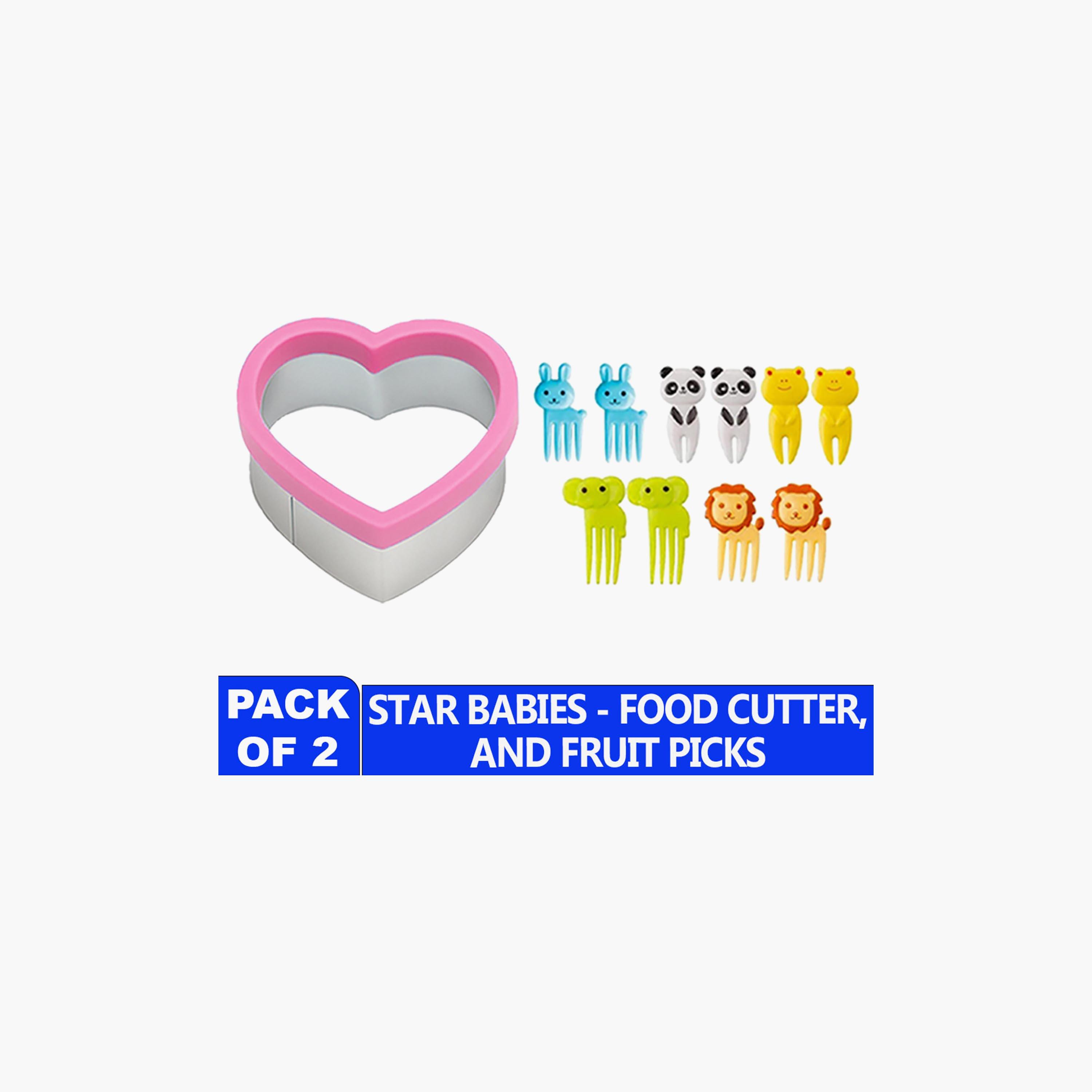 مجموعة مدمجة من أعواد الفواكه وقطاعة الساندويتشات من ستار بيبيز-baby-feeding-mealtimeessentials-image-2