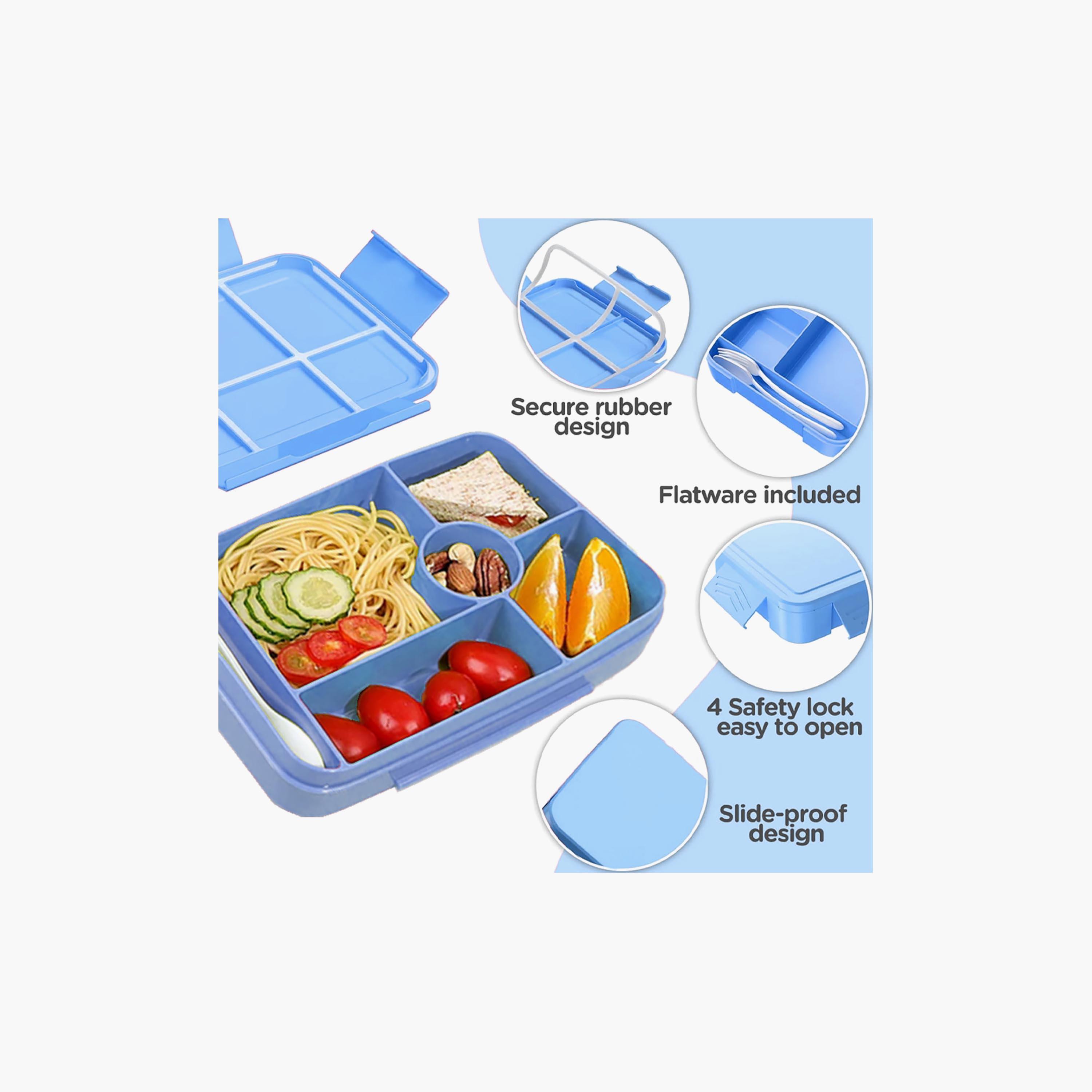 Star Babies Plain 2-Piece Lunch Bag Set for 5-8 Yrs with Lunch Box & Cutlery-school-lunchessentials-sets-image-9
