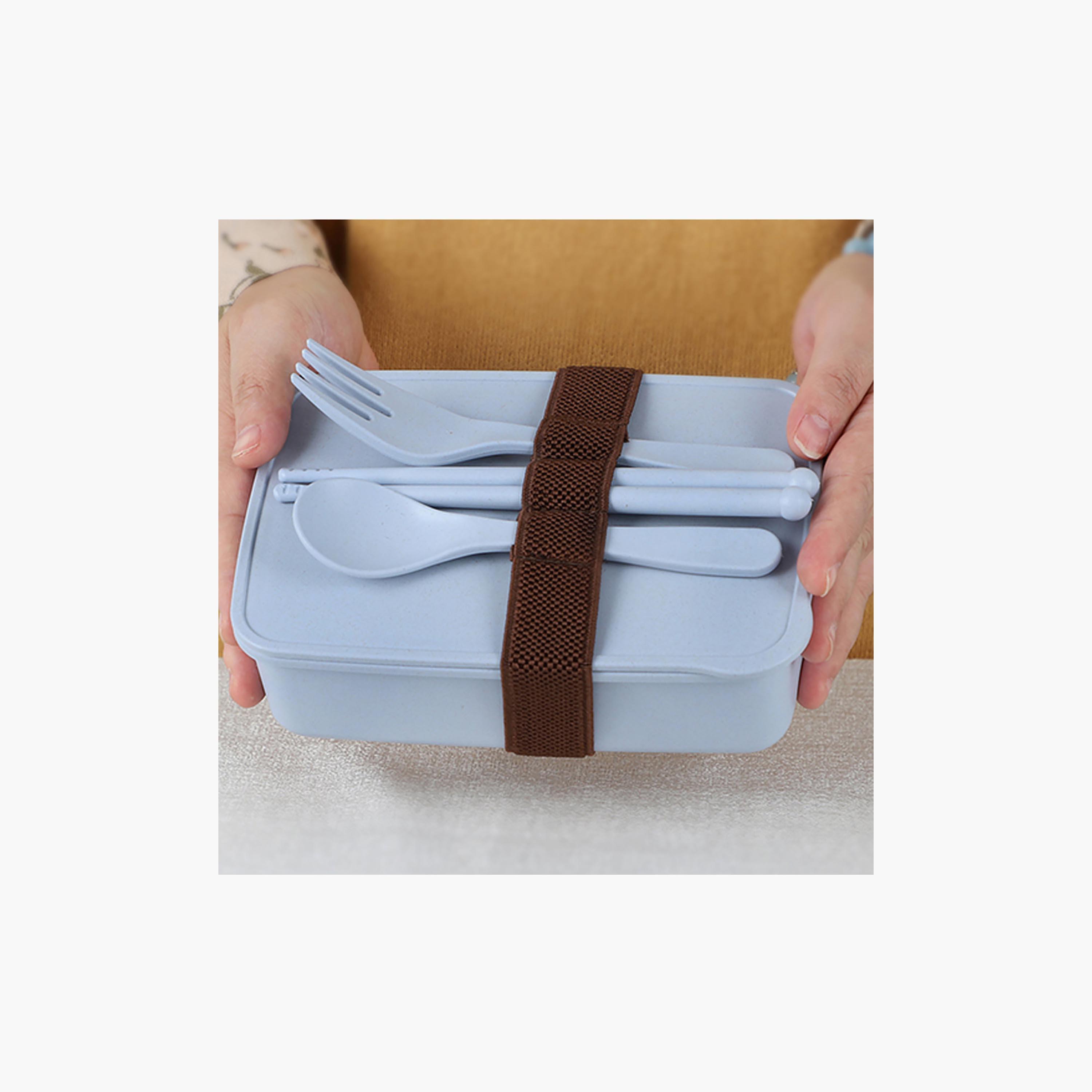Star Babies Plain 2-Piece Inculcated Lunch Bag Set for 5-8 Yrs with Lunch Box & Cutlery-school-lunchessentials-sets-image-7