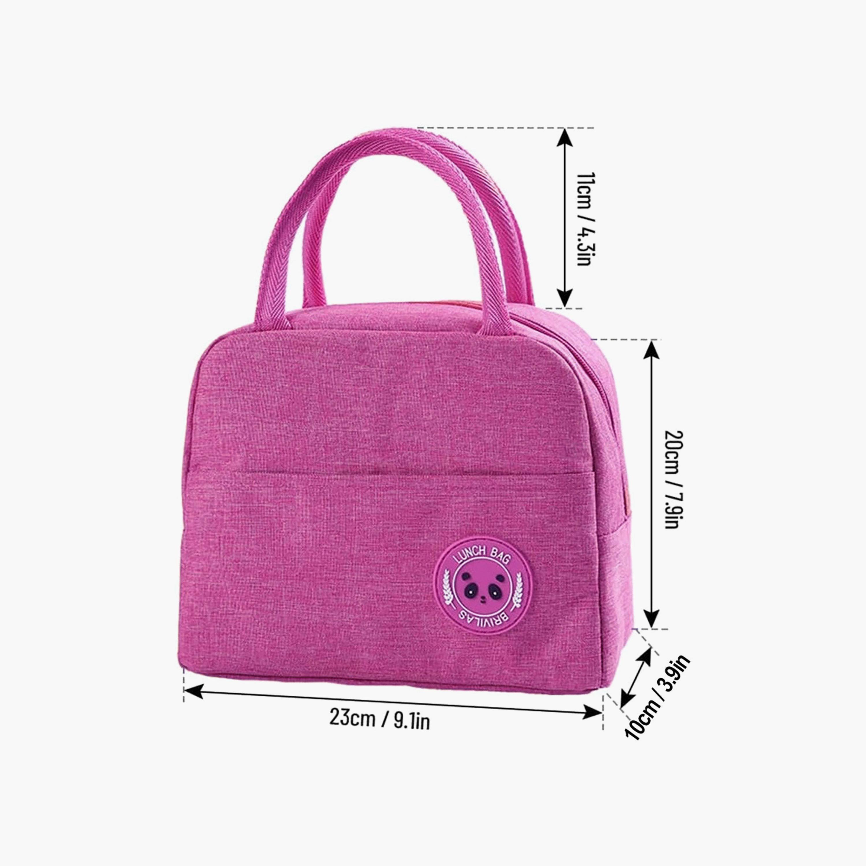 Star Babies Plain 2-Piece Insulated Lunch Bag Set for 5-8 Yrs with Cutlery-school-lunchessentials-sets-image-10