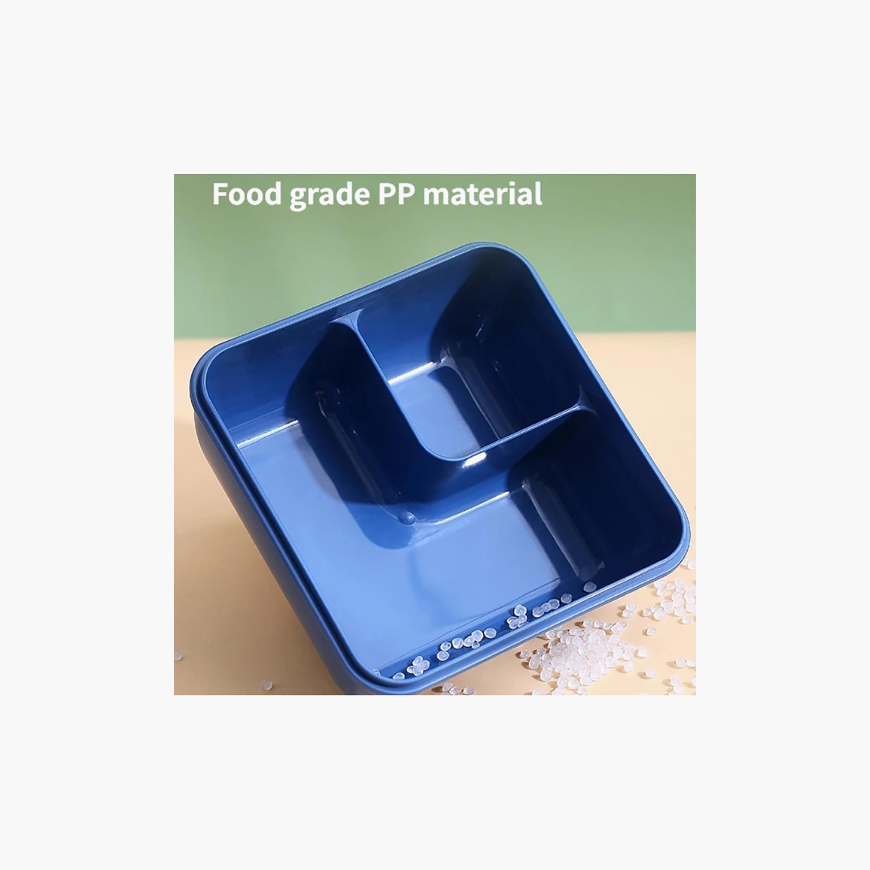 Star Babies Plain Lunch Box for 5-8 Yrs with 2 Compartments & Cutlery - 1100 ml-school-lunchessentials-lunchboxes-image-1