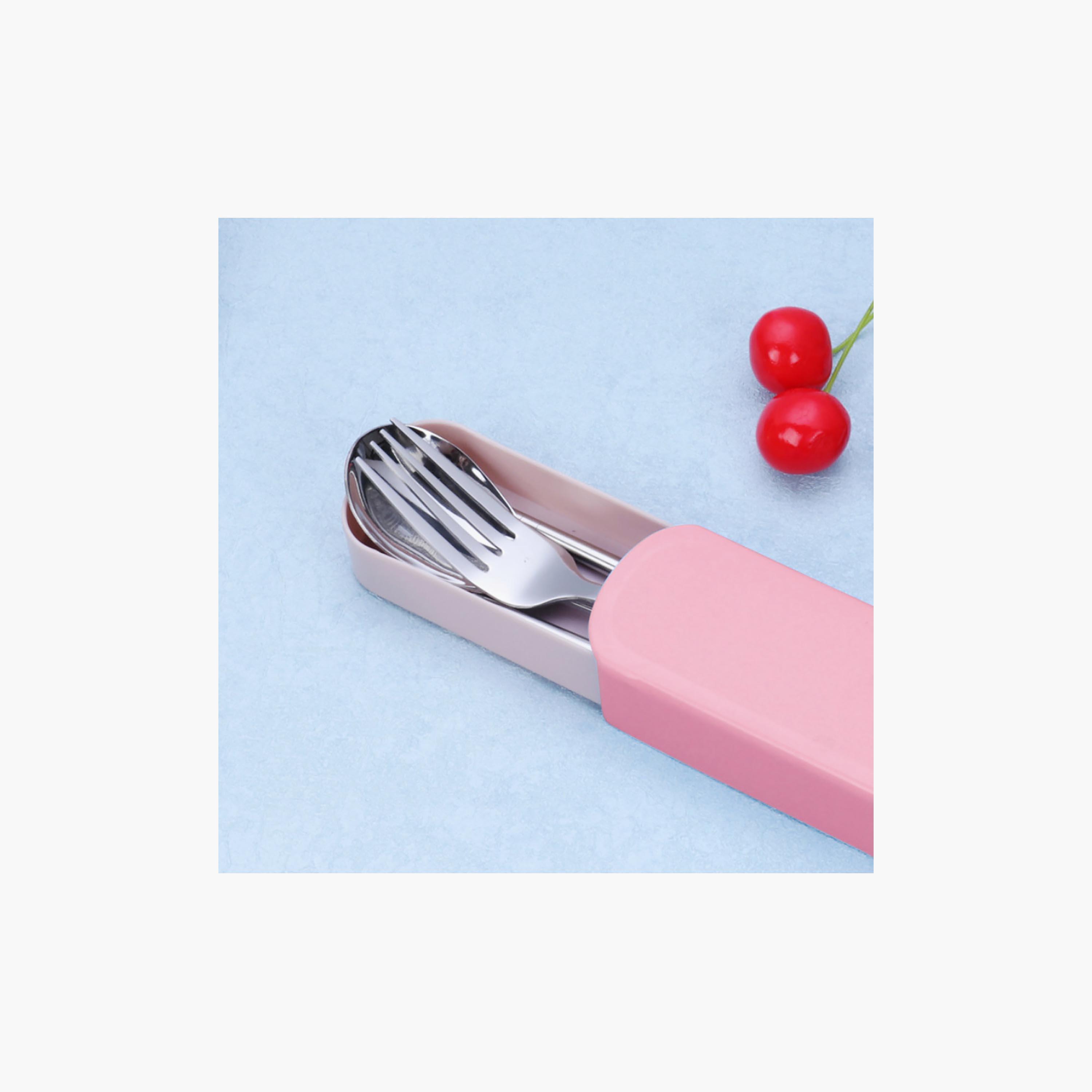 Star Babies 4-Piece Stainless Steel Spoon & Fork with Chopsticks with Storage Case Set-baby-feeding-mealtimeessentials-image-3