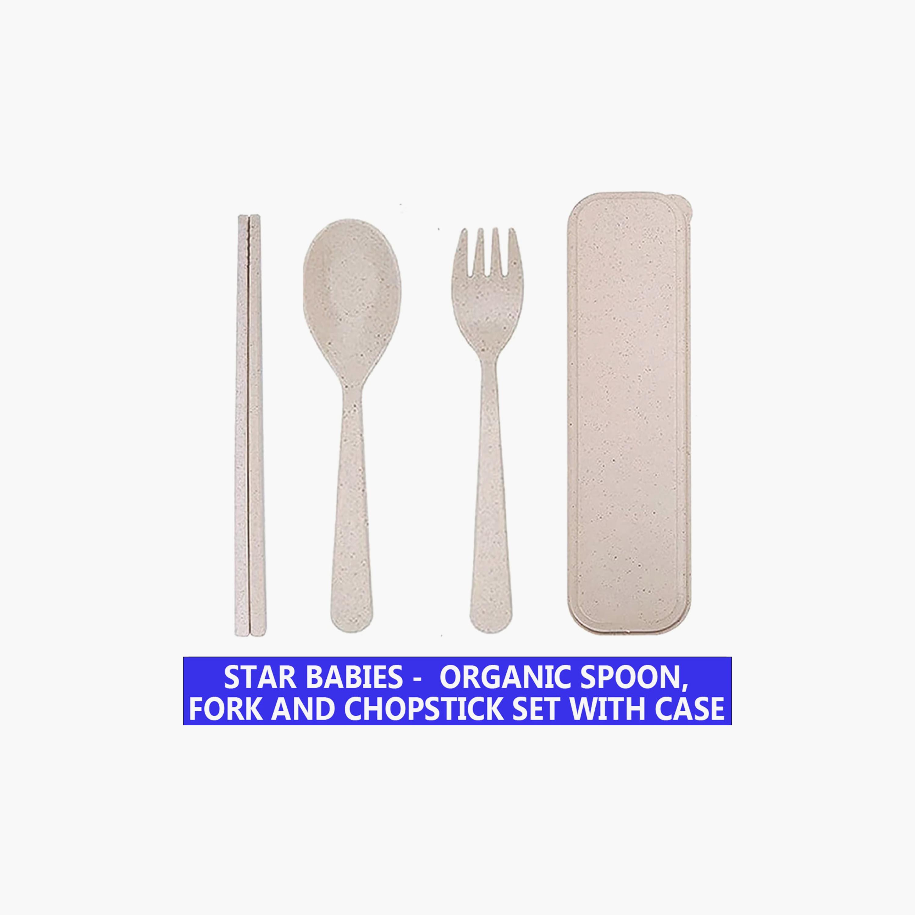 Star Babies 4-Piece Organic Fork & Spoon with Chopstick & Storage Case Set-baby-feeding-mealtimeessentials-image-8