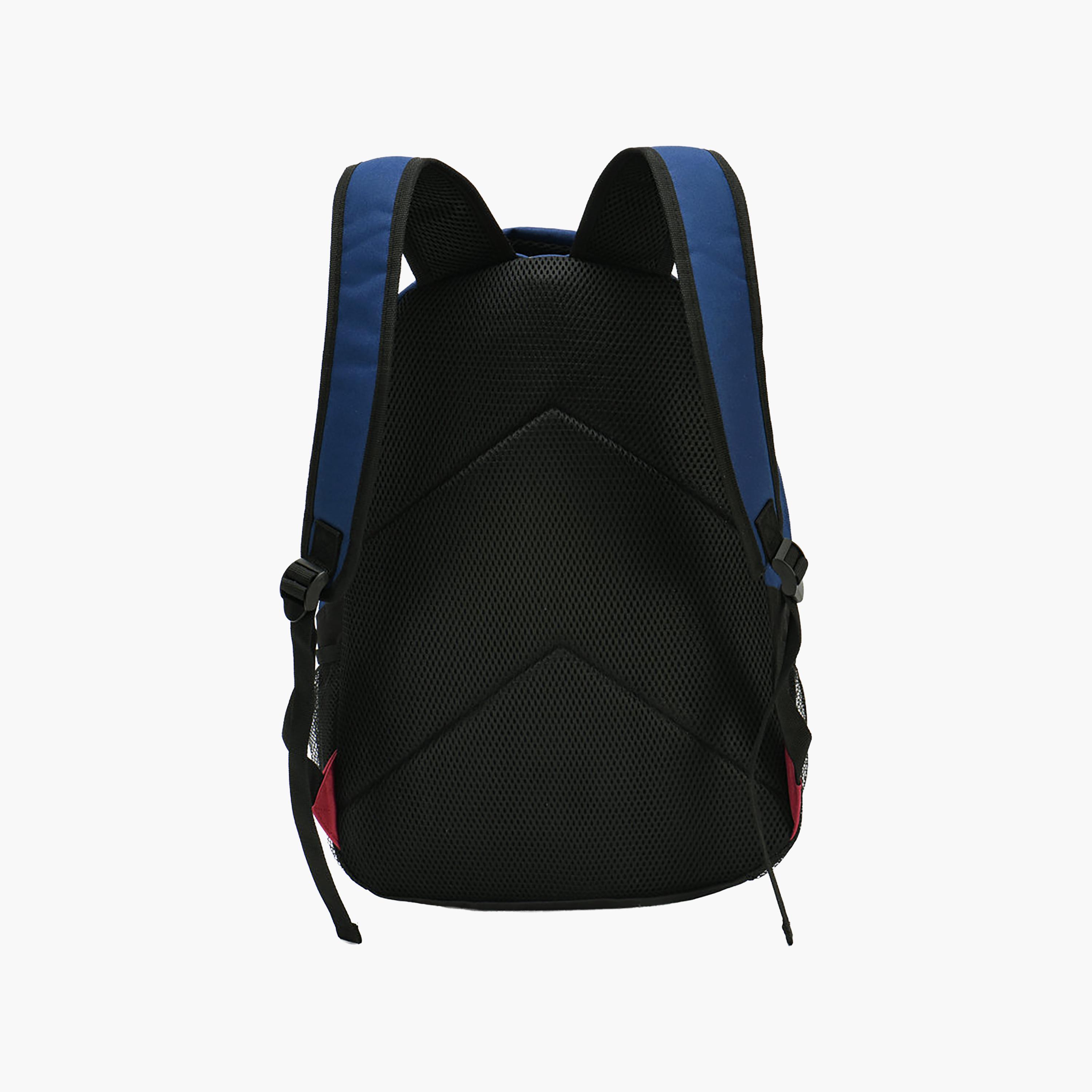 Bamboo Bark FC Barcelona Backpack for Boys 8-13 Yrs with 2 Zipper Compartment - 17 Inch-school-bagsandbackpacks-backpacks-image-6