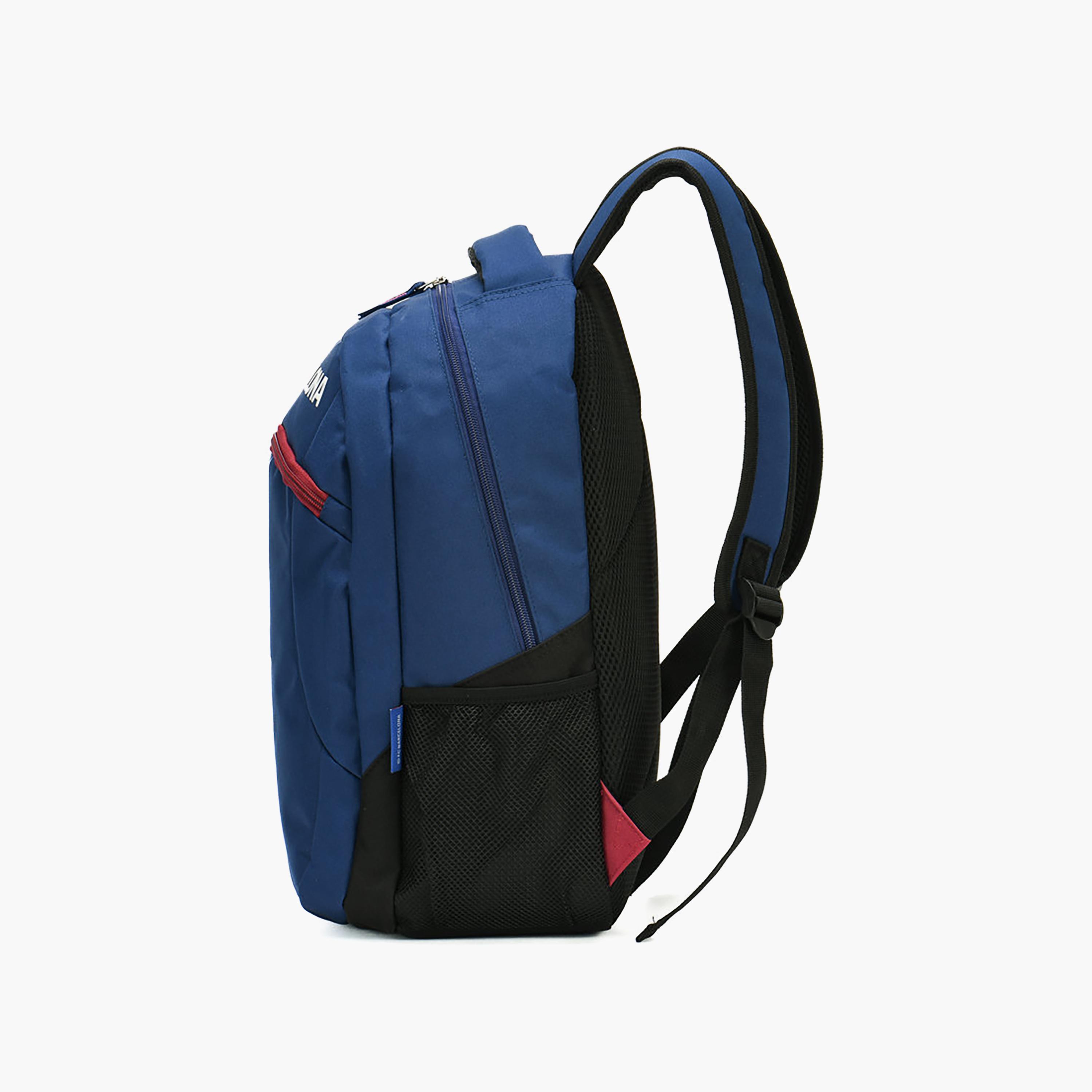 Bamboo Bark FC Barcelona Backpack for Boys 8-13 Yrs with 2 Zipper Compartment - 17 Inch-school-bagsandbackpacks-backpacks-image-7