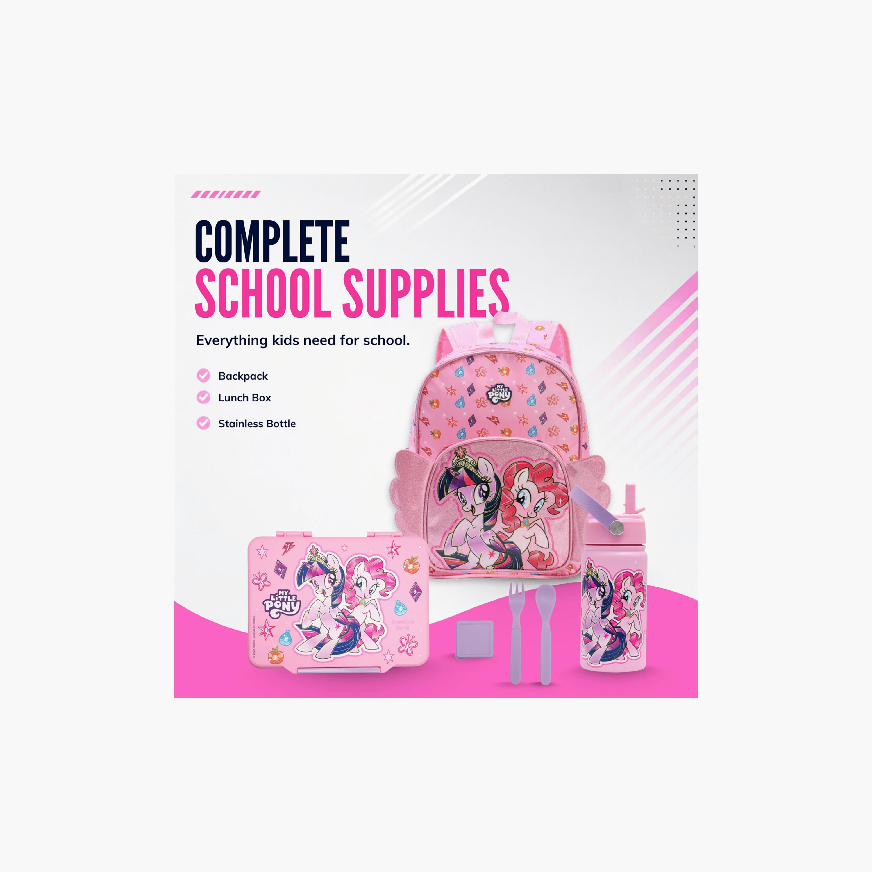 Bamboo Bark My Little Pony Backpack for Girls 3-8 Yrs with 2 Zipper Compartment - 14 Inch-school-bagsandbackpacks-backpacks-image-10