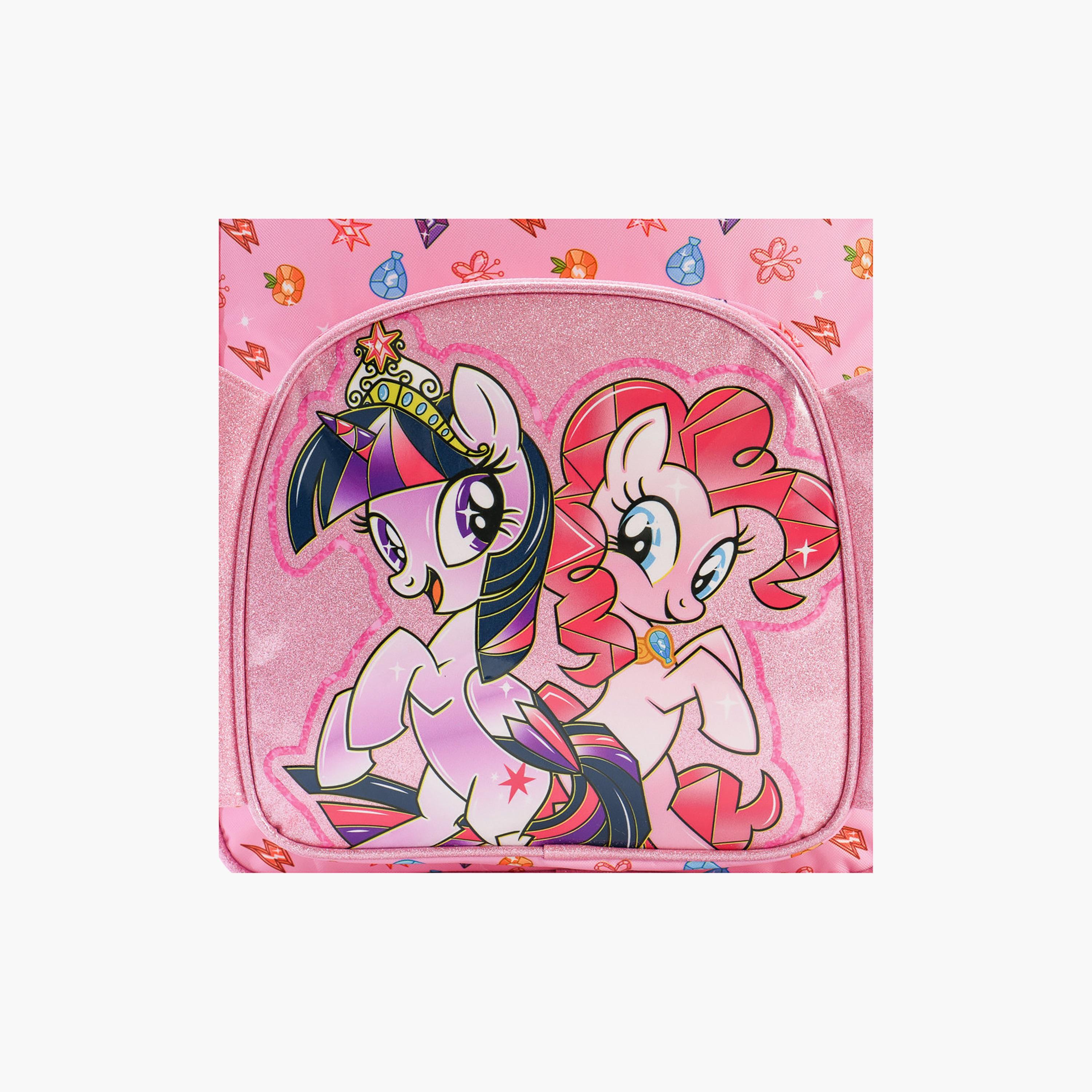 Bamboo Bark My Little Pony Backpack for Girls 3-8 Yrs with 2 Zipper Compartment - 14 Inch-school-bagsandbackpacks-backpacks-image-11