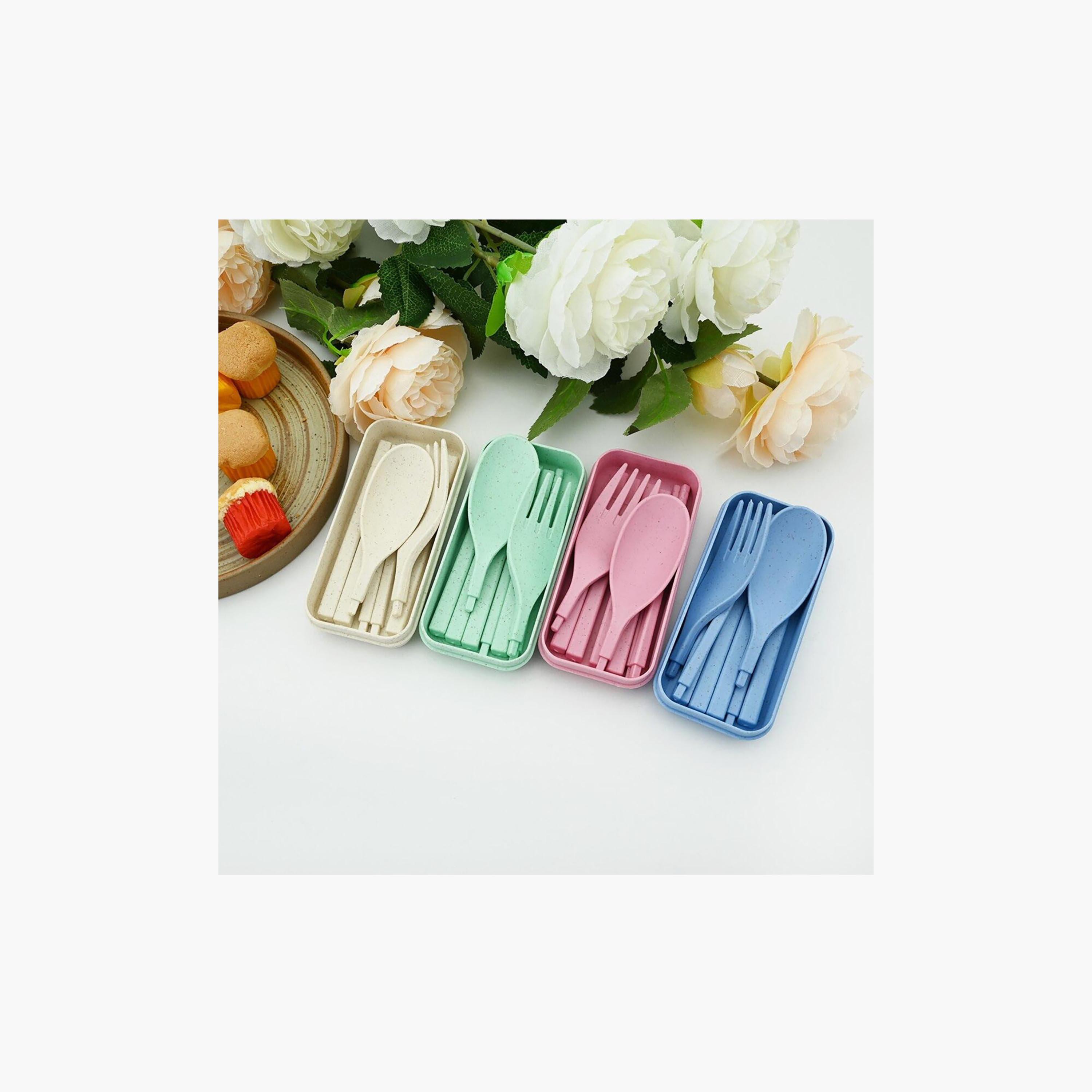 Star Babies 4-Piece Organic Mini Fork & Spoon with Chopstick & Storage Case Set-baby-feeding-mealtimeessentials-image-4