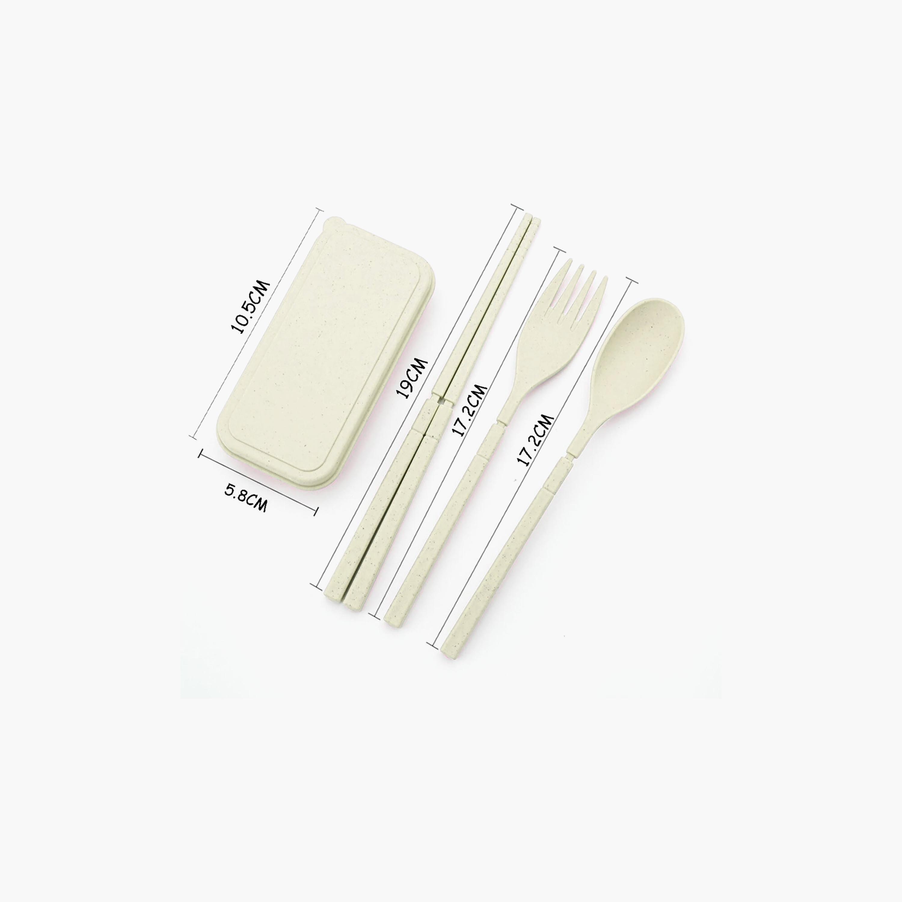 Star Babies 4-Piece Organic Mini Fork & Spoon with Chopstick & Storage Case Set-baby-feeding-mealtimeessentials-image-7