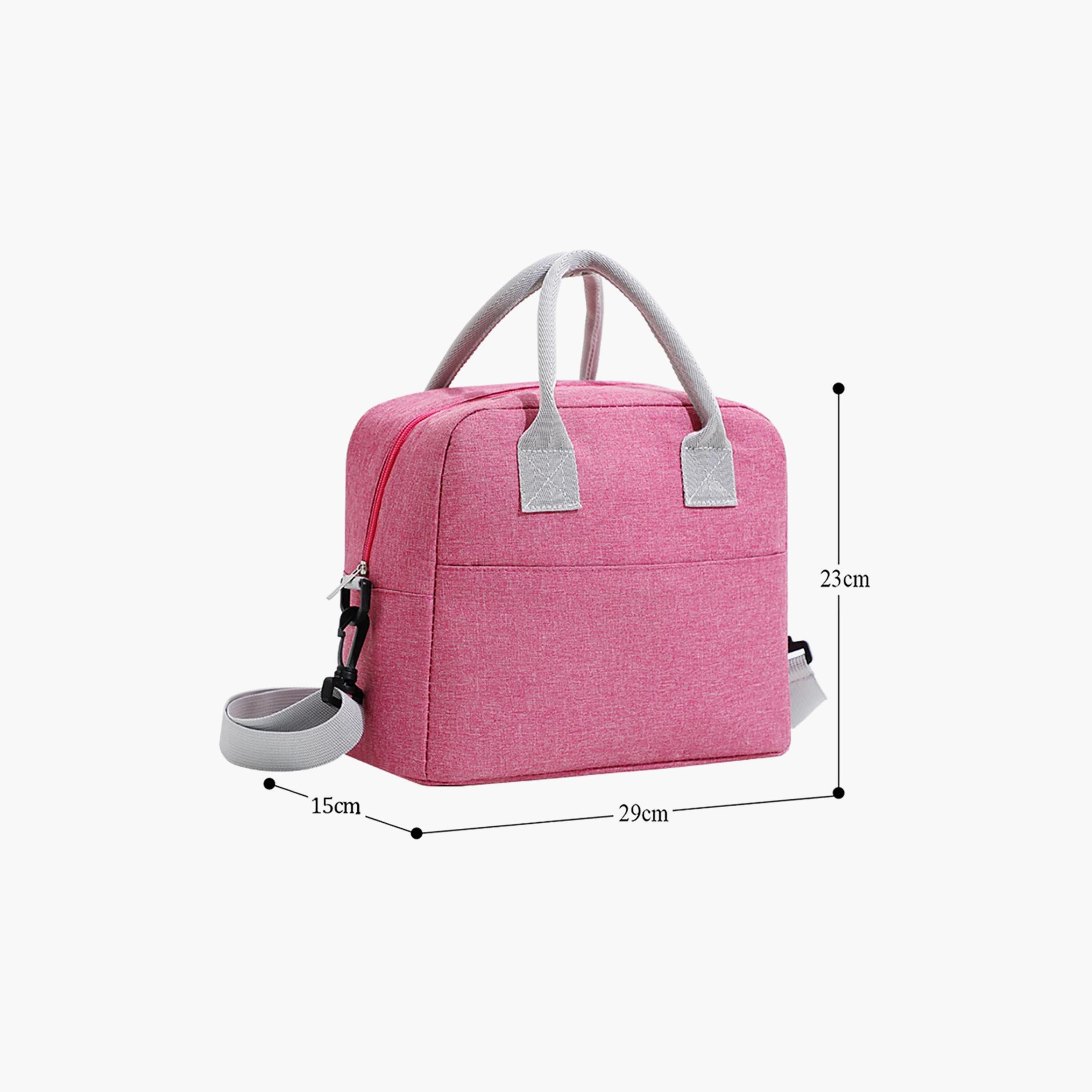 Star Babies Plain 3-Piece Insulated Bag Set for Girls 5-8 Yrs with Sandwich Cutter & Cutlery-school-lunchessentials-sets-image-7