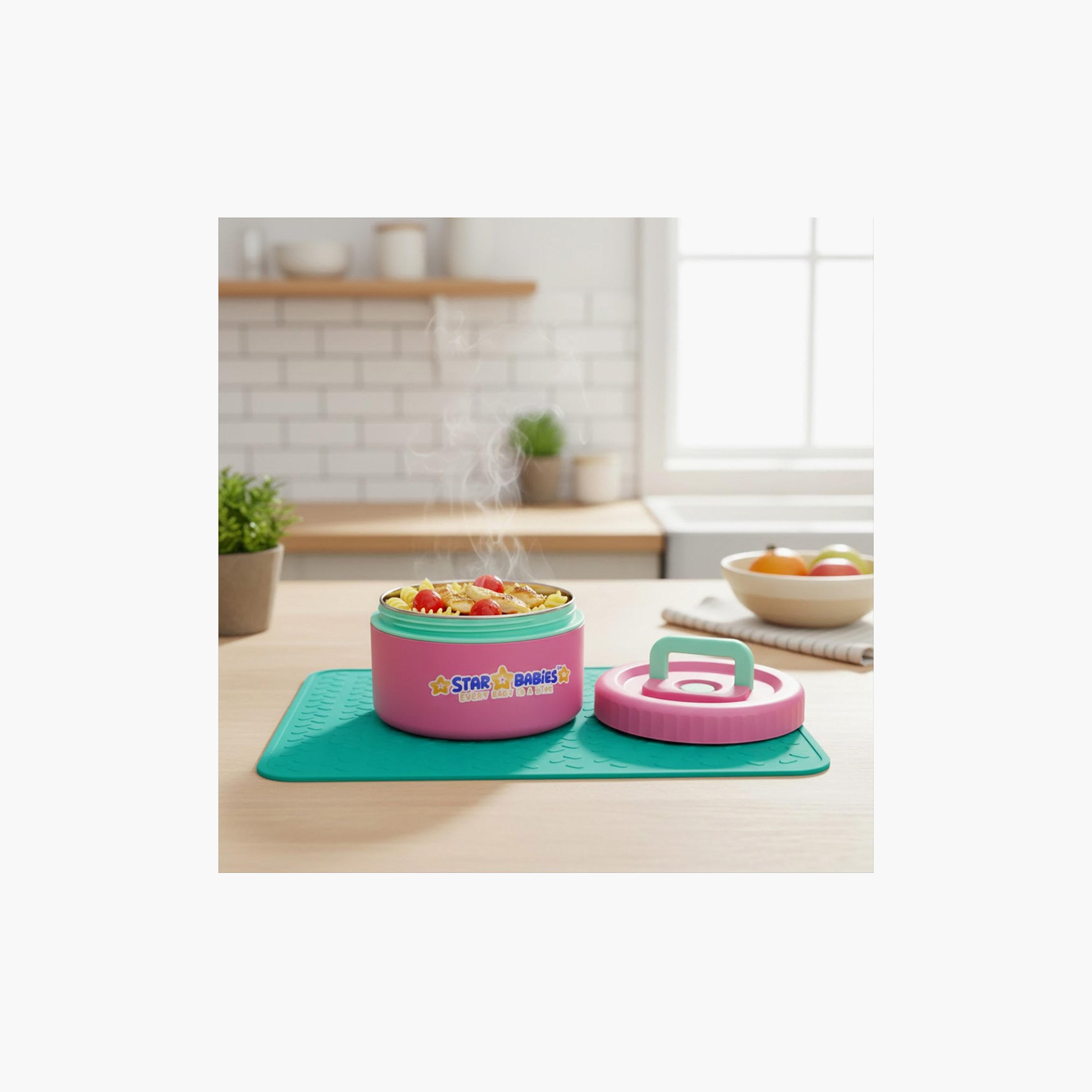 Star Babies 2-Piece Printed SS Food Jar Combo for 13+ Yrs with Non-Slip Bottom - 550 + 550 ml-school-lunchessentials-lunchboxes-image-8
