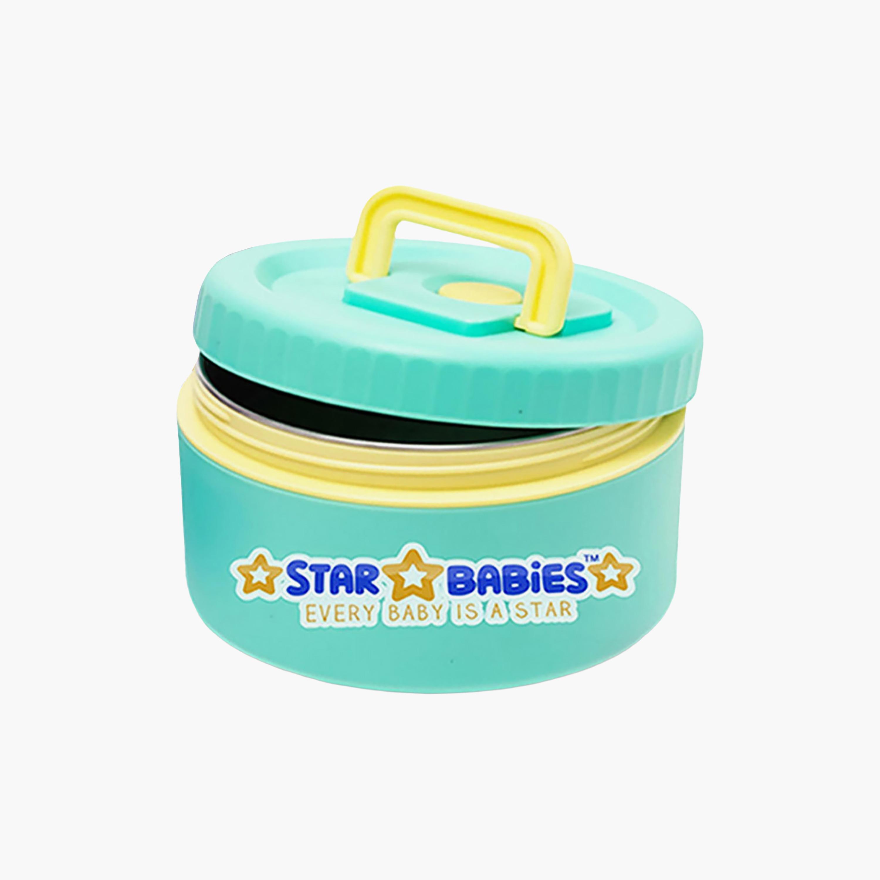 Star Babies 2-Piece Printed SS Food Jar Combo for 13+ Yrs with Non-Slip Bottom - 550 + 550 ml-school-lunchessentials-lunchboxes-image-2
