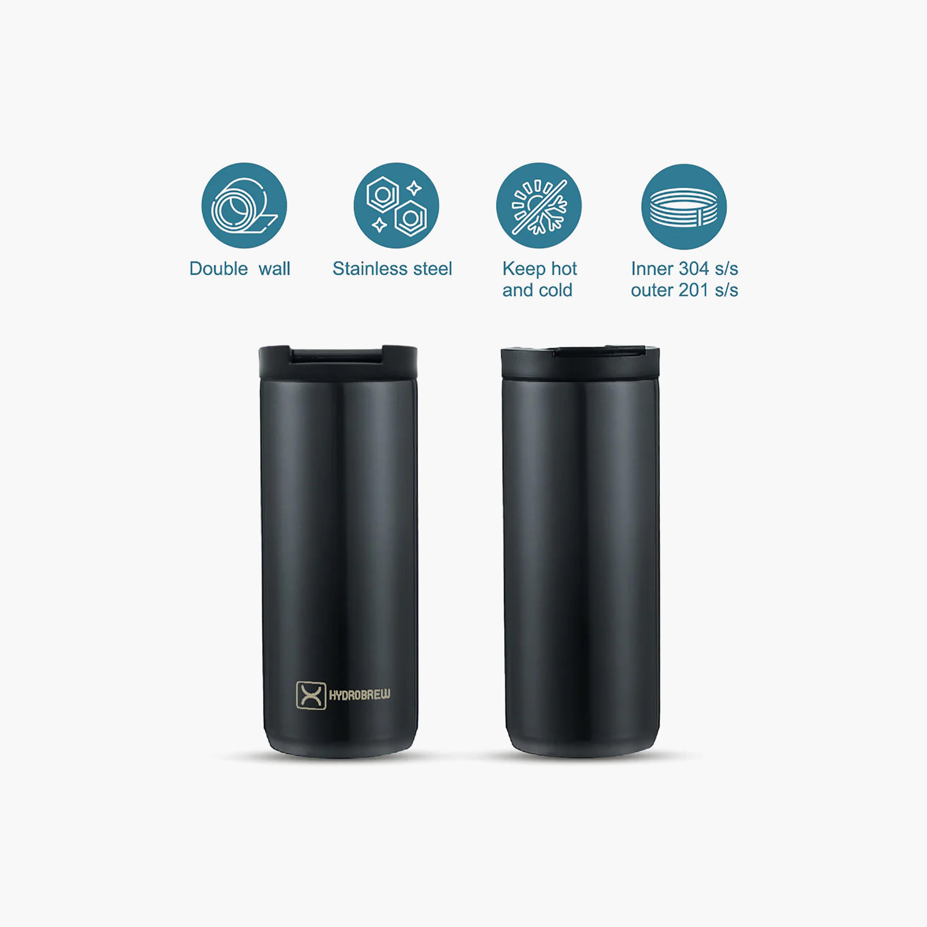 Hydrobrew Double Wall Insulated Tumbler Water Bottle-school-waterbottles-image-5