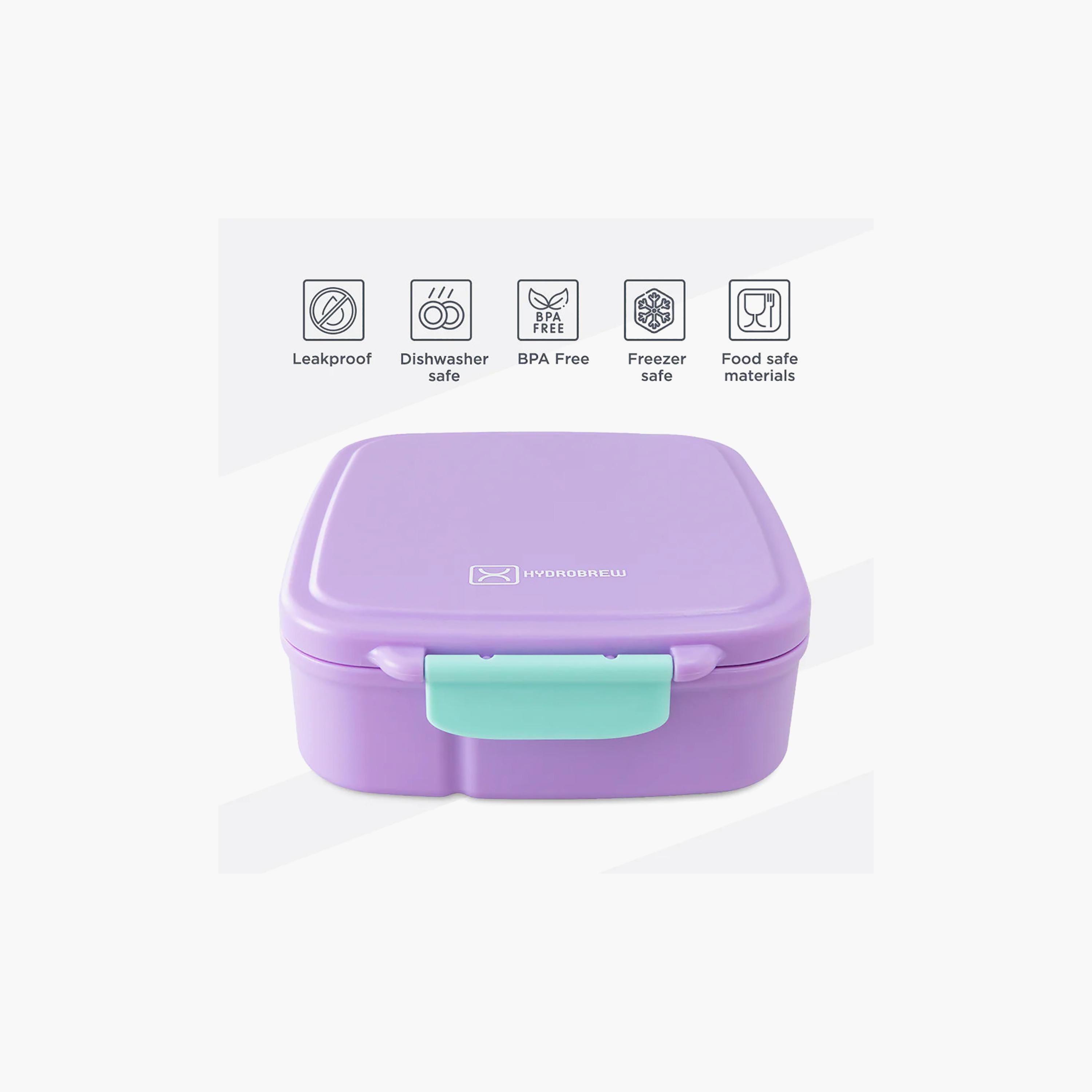 علبة غداء هايدروبرو ميجا فليكس بينتو مع وعاء طعام معزول وزجاجة مياه من الفولاذ المقاوم للصدأ بجدار مزدوج-school-lunchessentials-lunchboxes-image-2