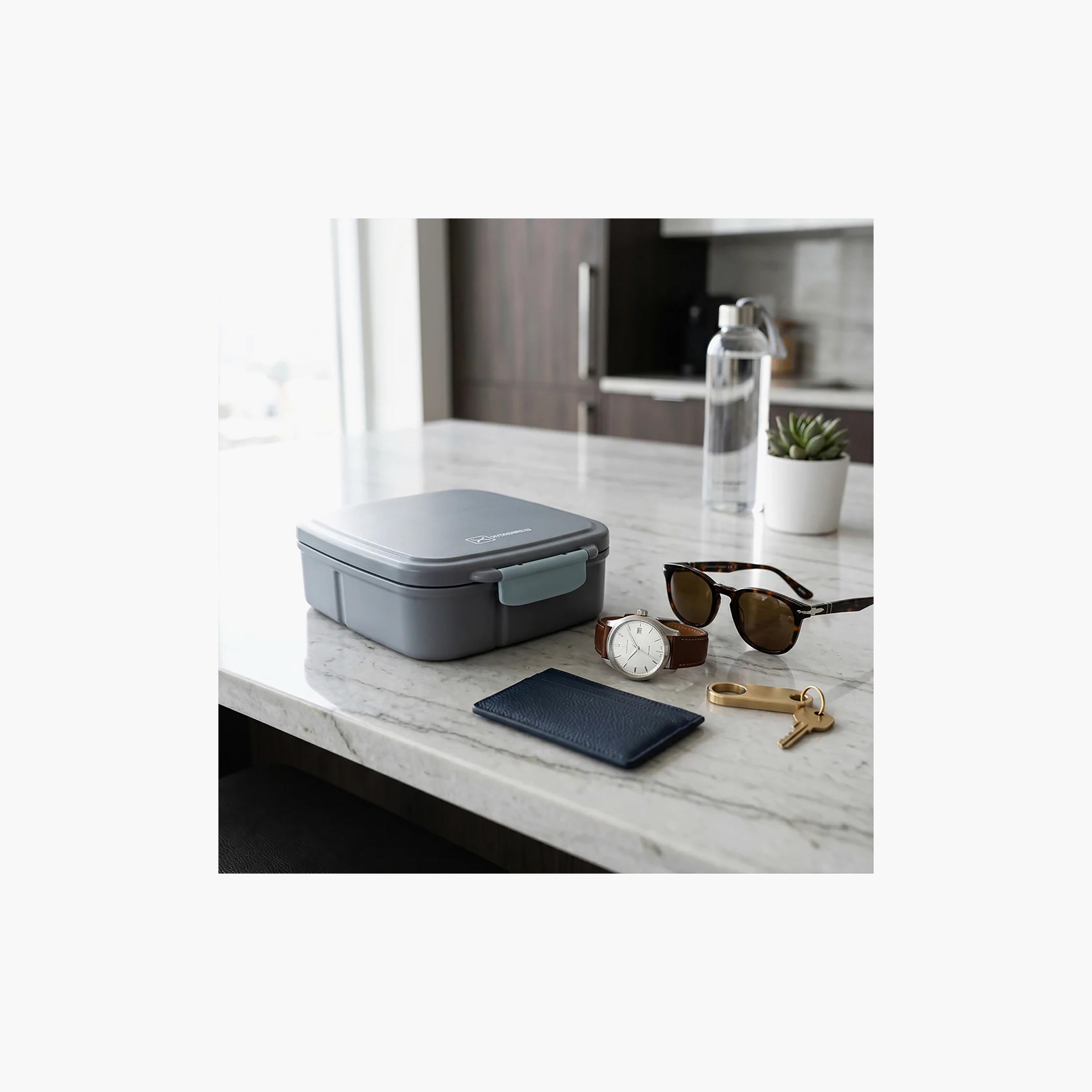 Hydrobrew Mega Flex Bento Lunch Box With Insulated Food Jar & Double Wall Stainless Steel Water Bottle-school-lunchessentials-lunchboxes-image-2