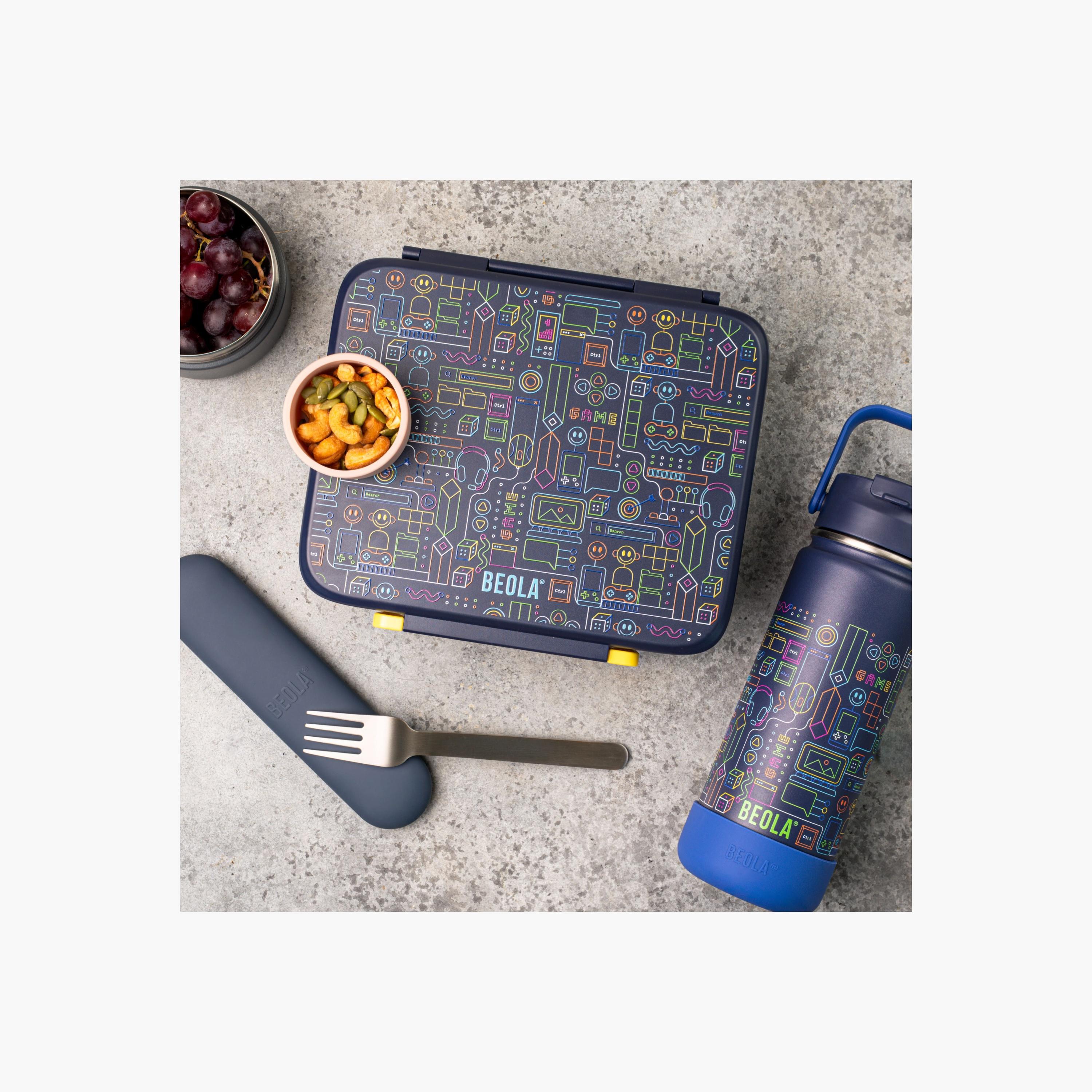 علبة غداء بيولا مع وعاء طعام وعبوة ثلج - كبيرة-school-lunchessentials-lunchboxes-image-2
