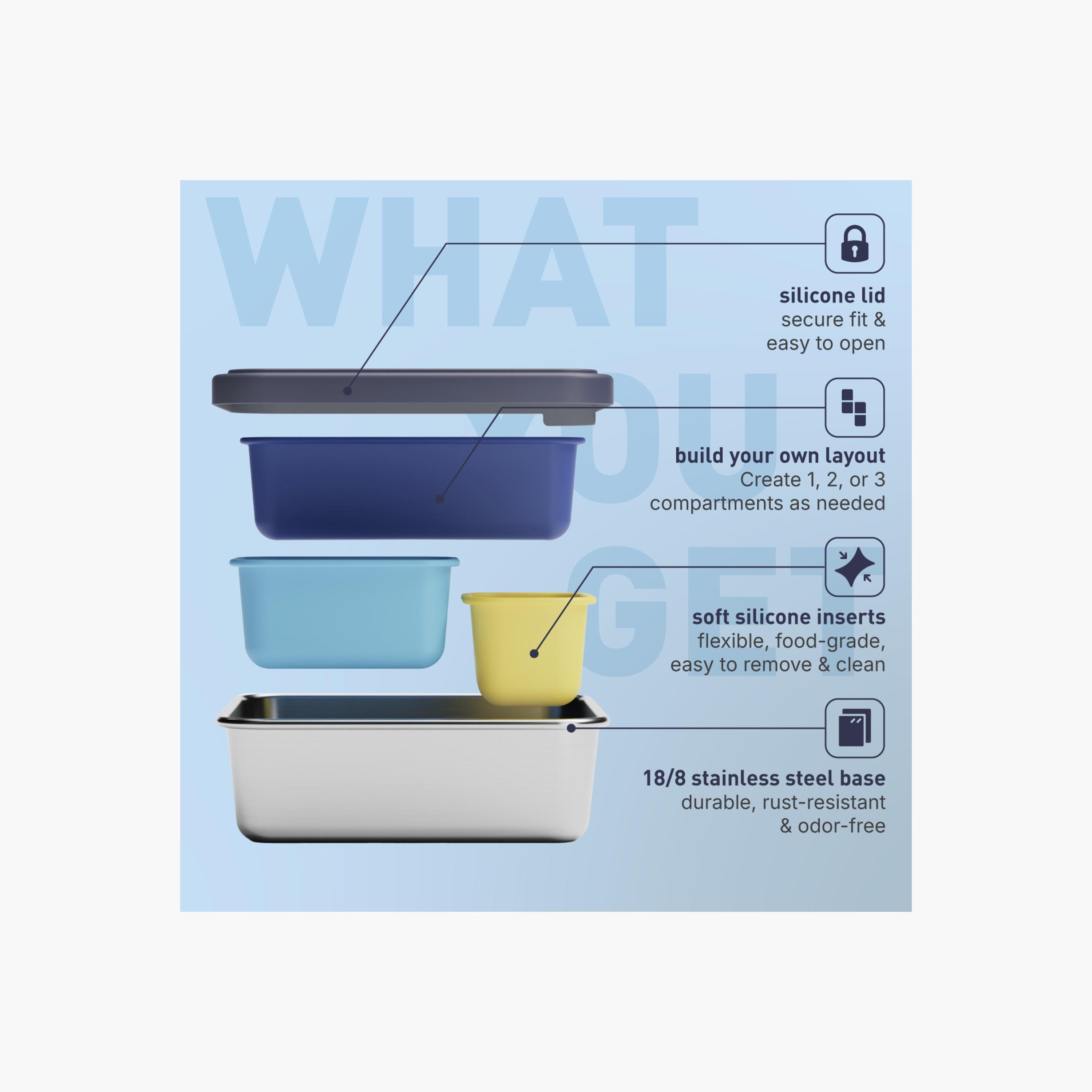 علبة وجبات خفيفة من الفولاذ المقاوم للصدأ من بيولا مع غطاء سيليكون-school-lunchessentials-lunchboxes-image-3
