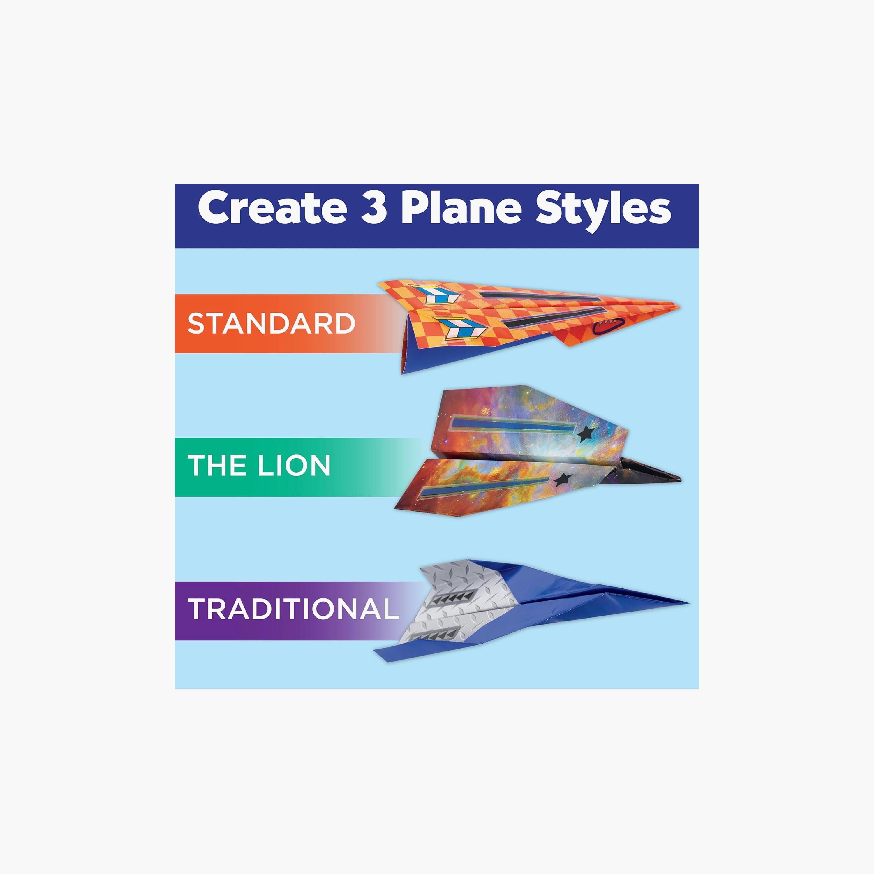 Creativity for Kids Paper Airplane Squadron Craft Kit with Double-Sides Papers & Stickers Sheet-school-artsandcrafts-image-4