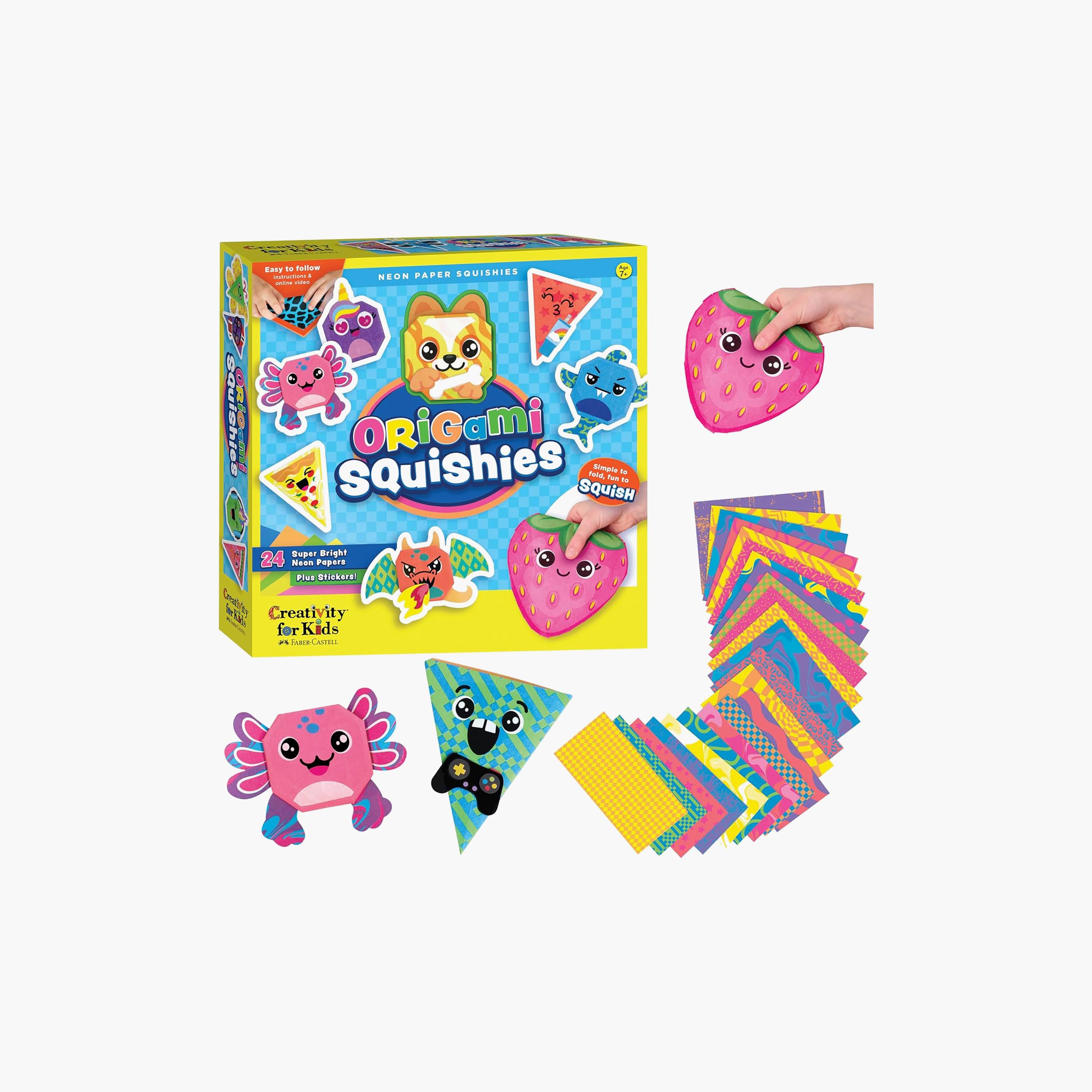 Creativity for Kids Origami Squishies Kit with Bright Papers - 24 Pages-school-artsandcrafts-image-3