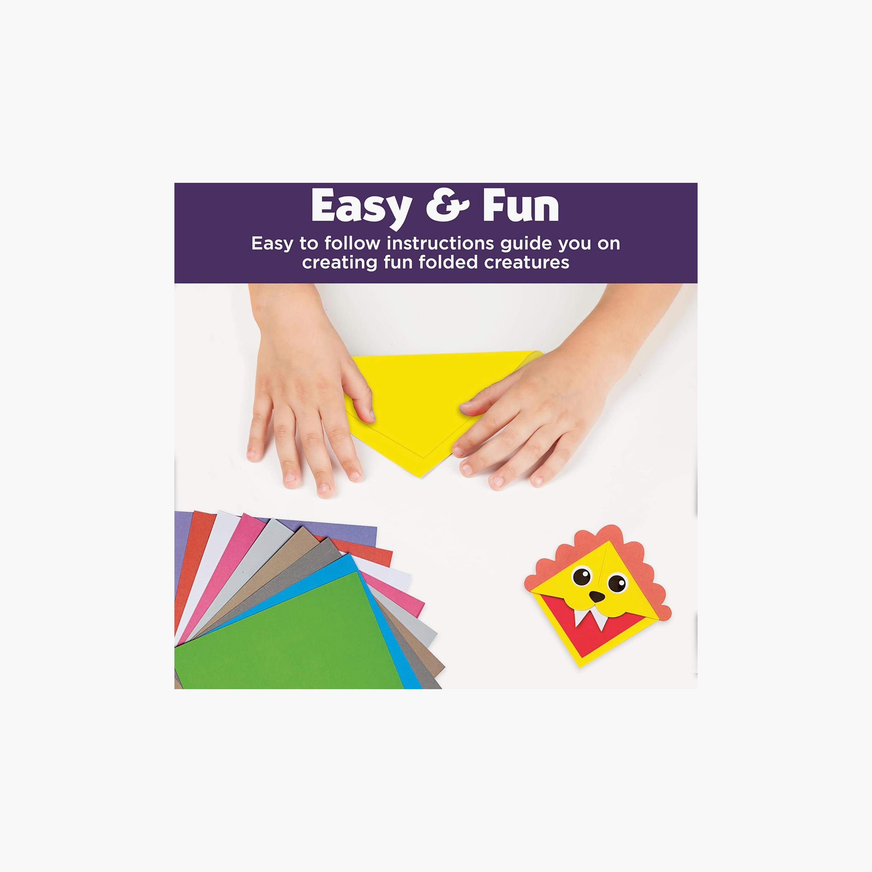 Creativity for Kids Corner Creature Bookmarks with Small Gifts & Origami Crafts - 10 Piece-school-artsandcrafts-image-5