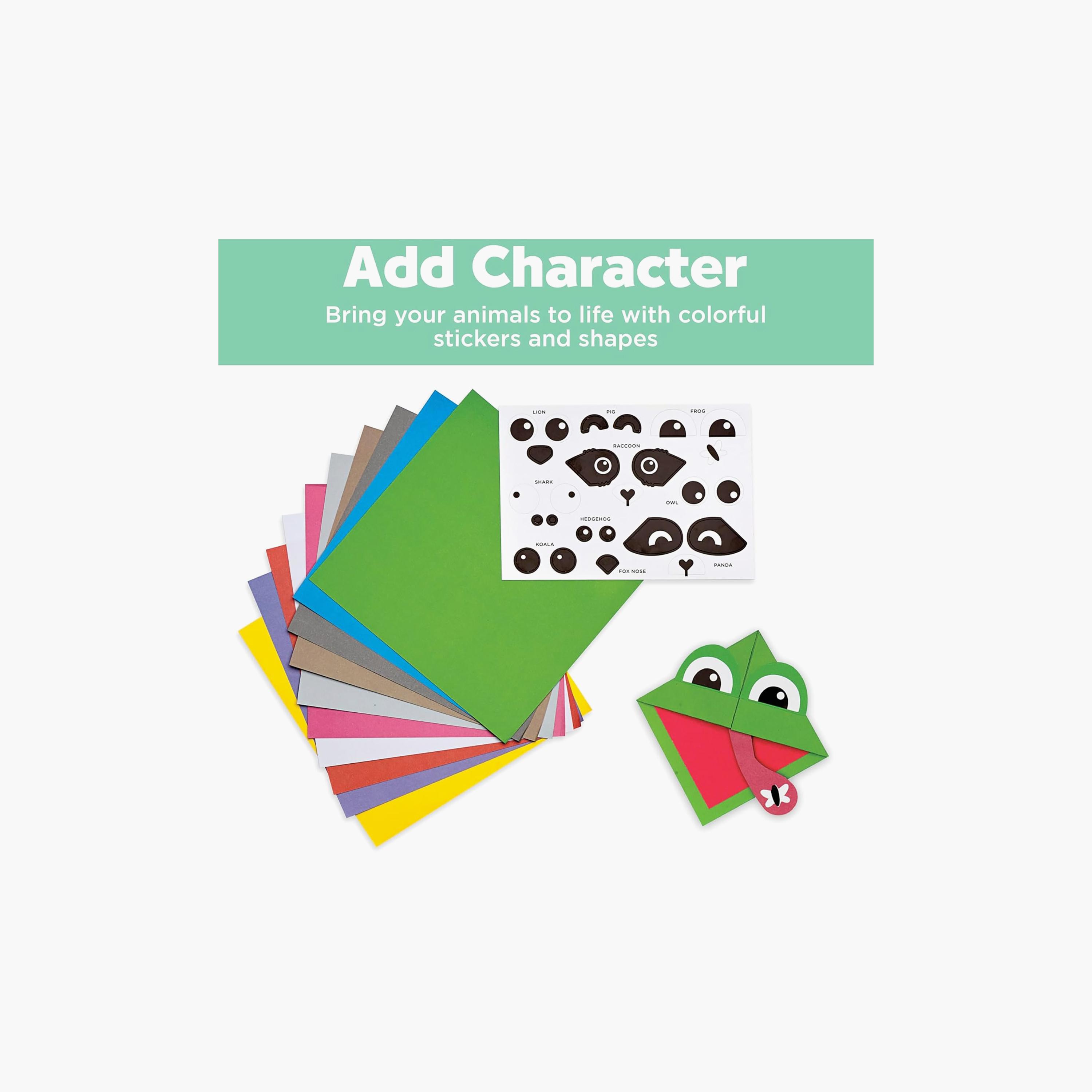 Creativity for Kids Corner Creature Bookmarks with Small Gifts & Origami Crafts - 10 Piece-school-artsandcrafts-image-6