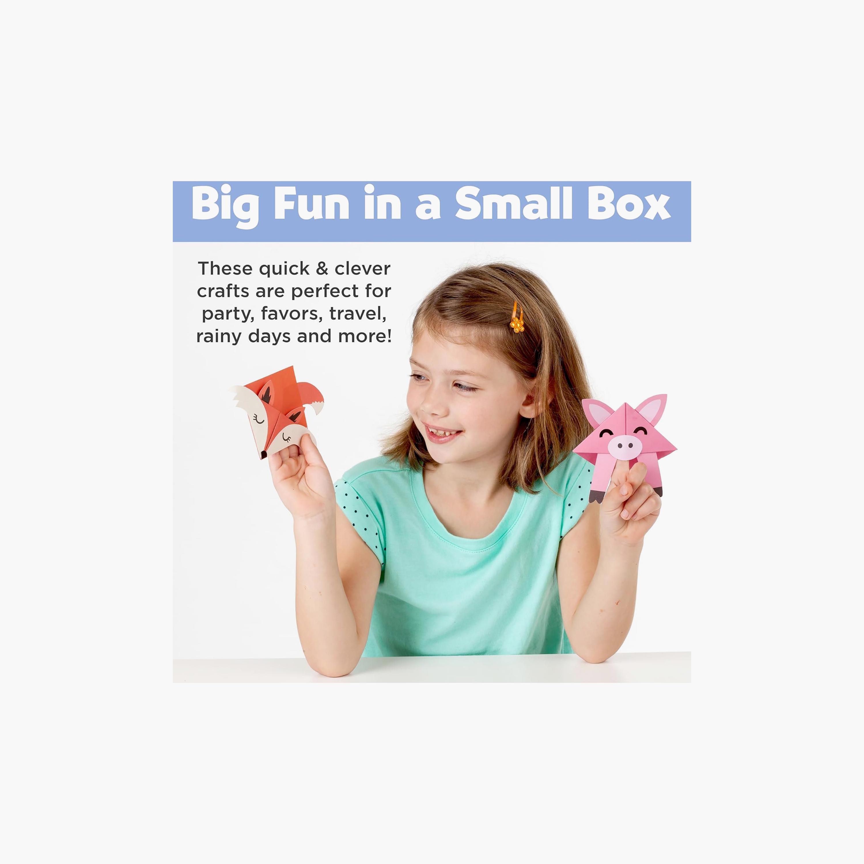 Creativity for Kids Corner Creature Bookmarks with Small Gifts & Origami Crafts - 10 Piece-school-artsandcrafts-image-7