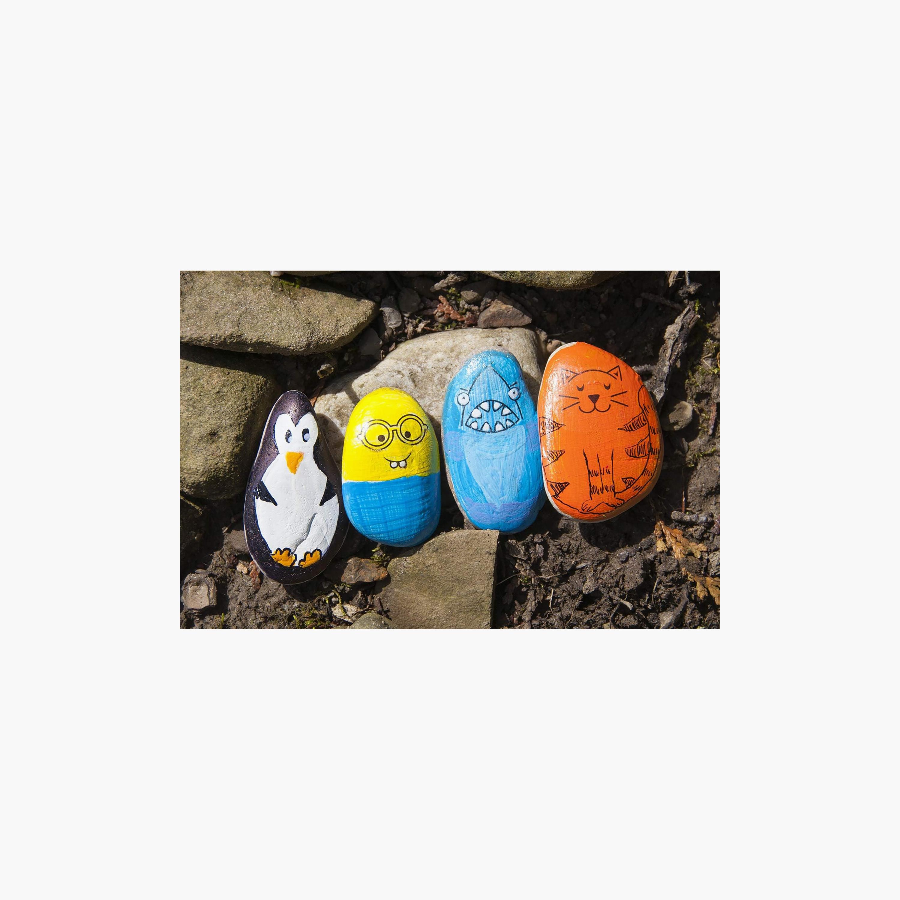 Creativity for Kids Hide and Seek Rock Painting Kit with Water Resistant Paint-school-artsandcrafts-image-10