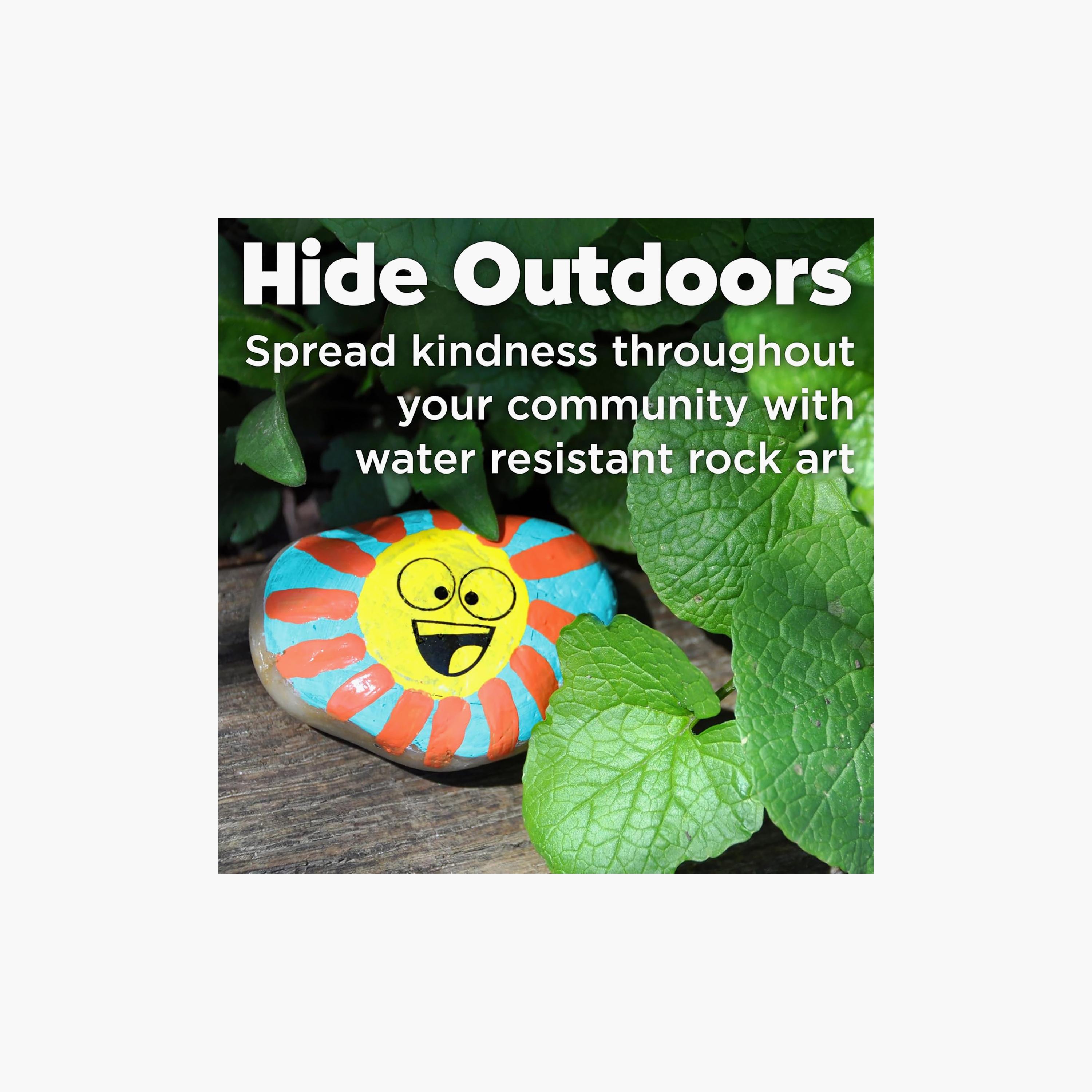 Creativity for Kids Hide and Seek Rock Painting Kit with Water Resistant Paint-school-artsandcrafts-image-6
