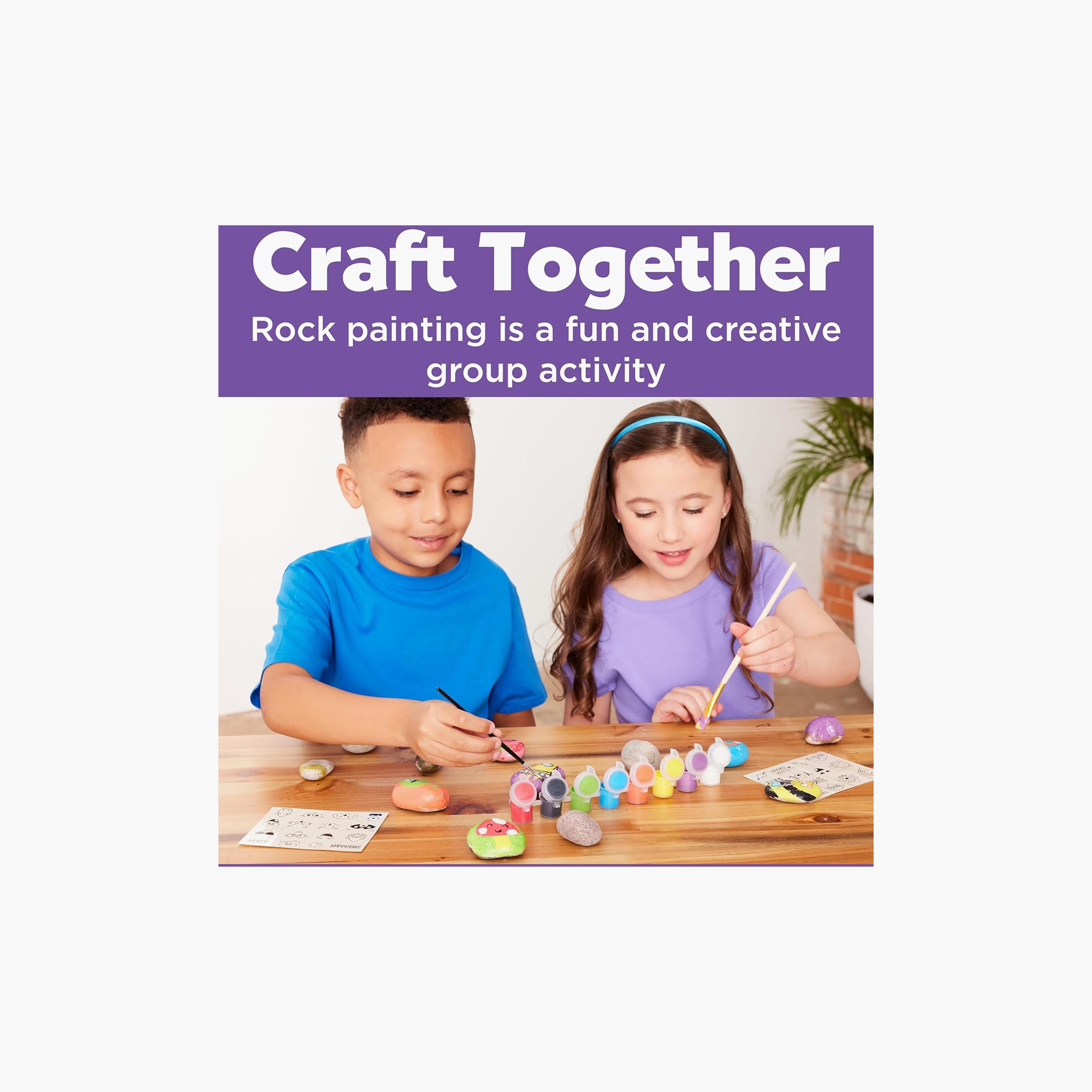 Creativity for Kids Hide and Seek Rock Painting Kit with Water Resistant Paint-school-artsandcrafts-image-7