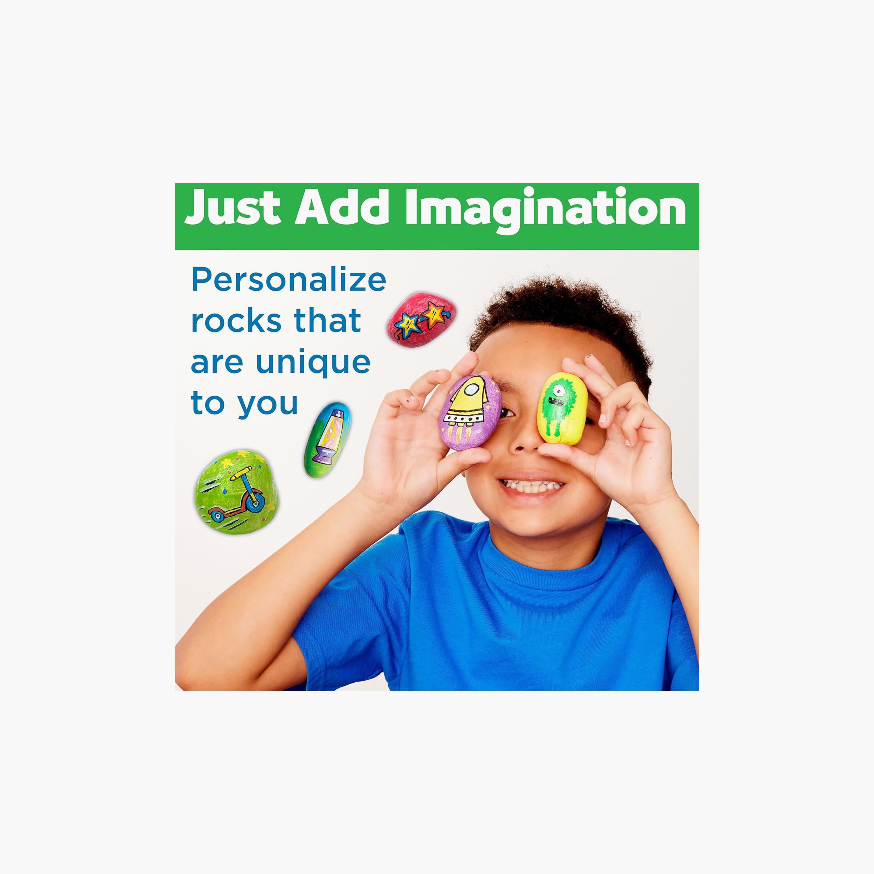 Creativity for Kids Hide and Seek Rock Painting Kit with Water Resistant Paint-school-artsandcrafts-image-9
