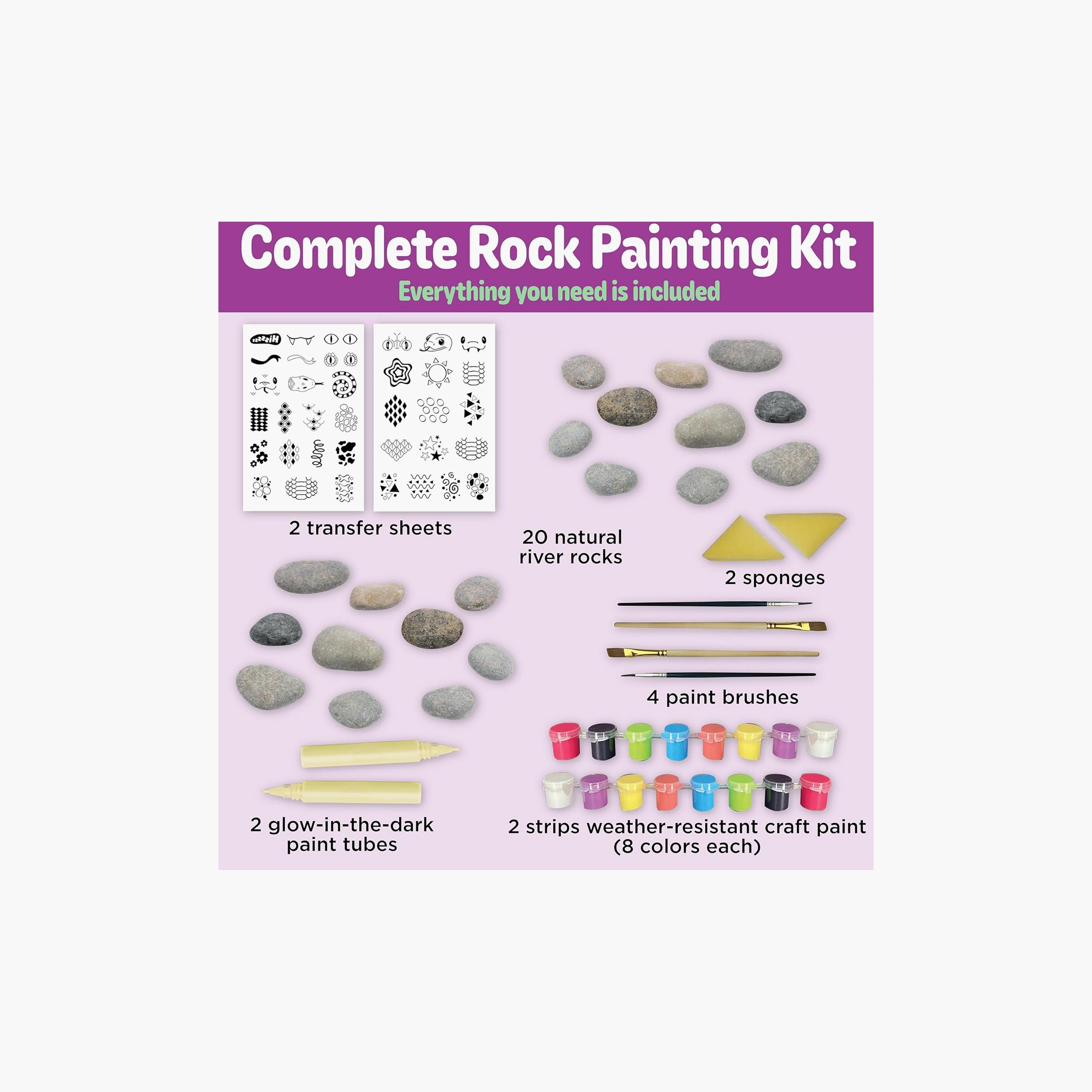 Creativity for Kids Rock Snake Bucket Kit with Bright Paints-school-artsandcrafts-image-4