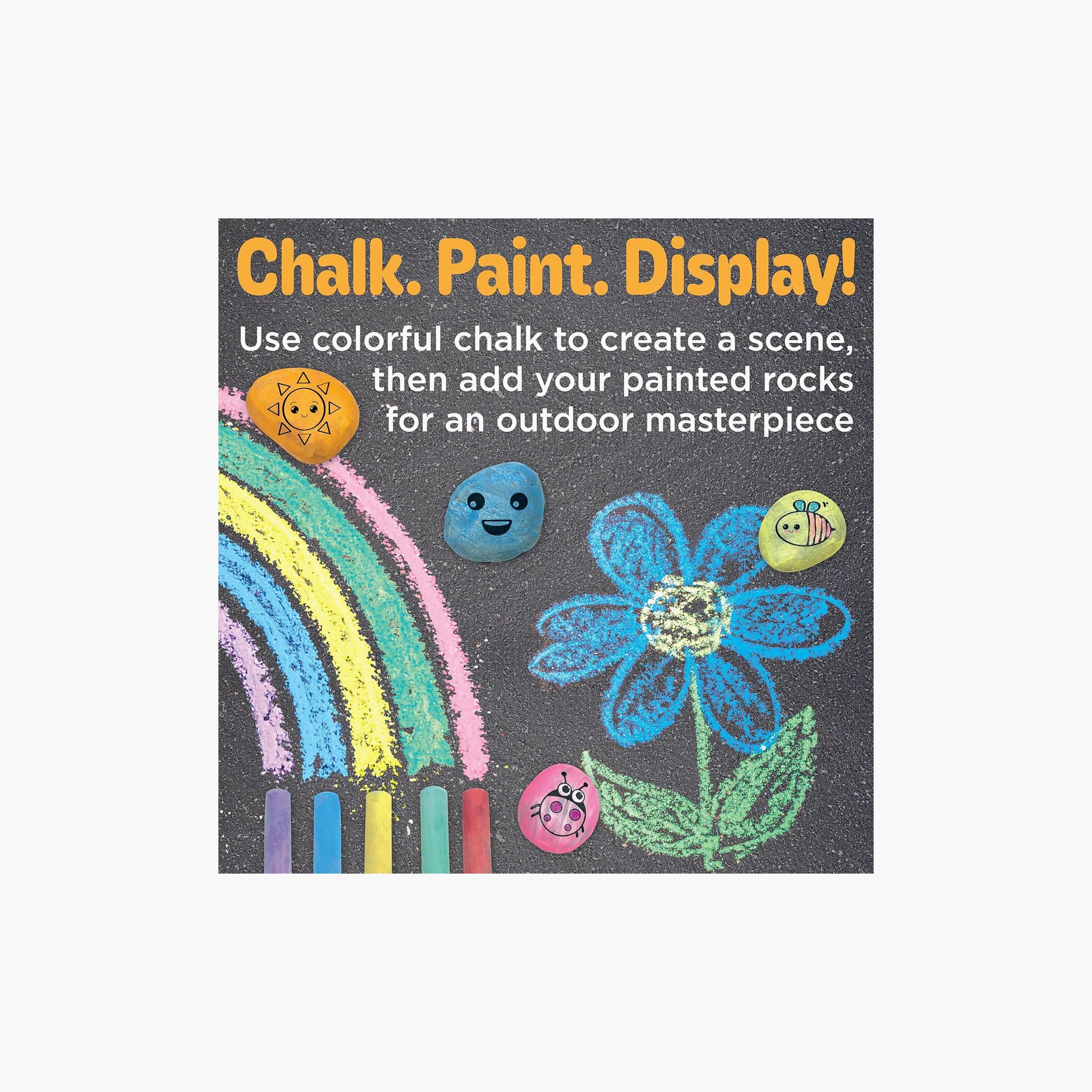 Creativity for Kids Chalk & Rock Bucket Kit with Bright Paints-school-artsandcrafts-image-7