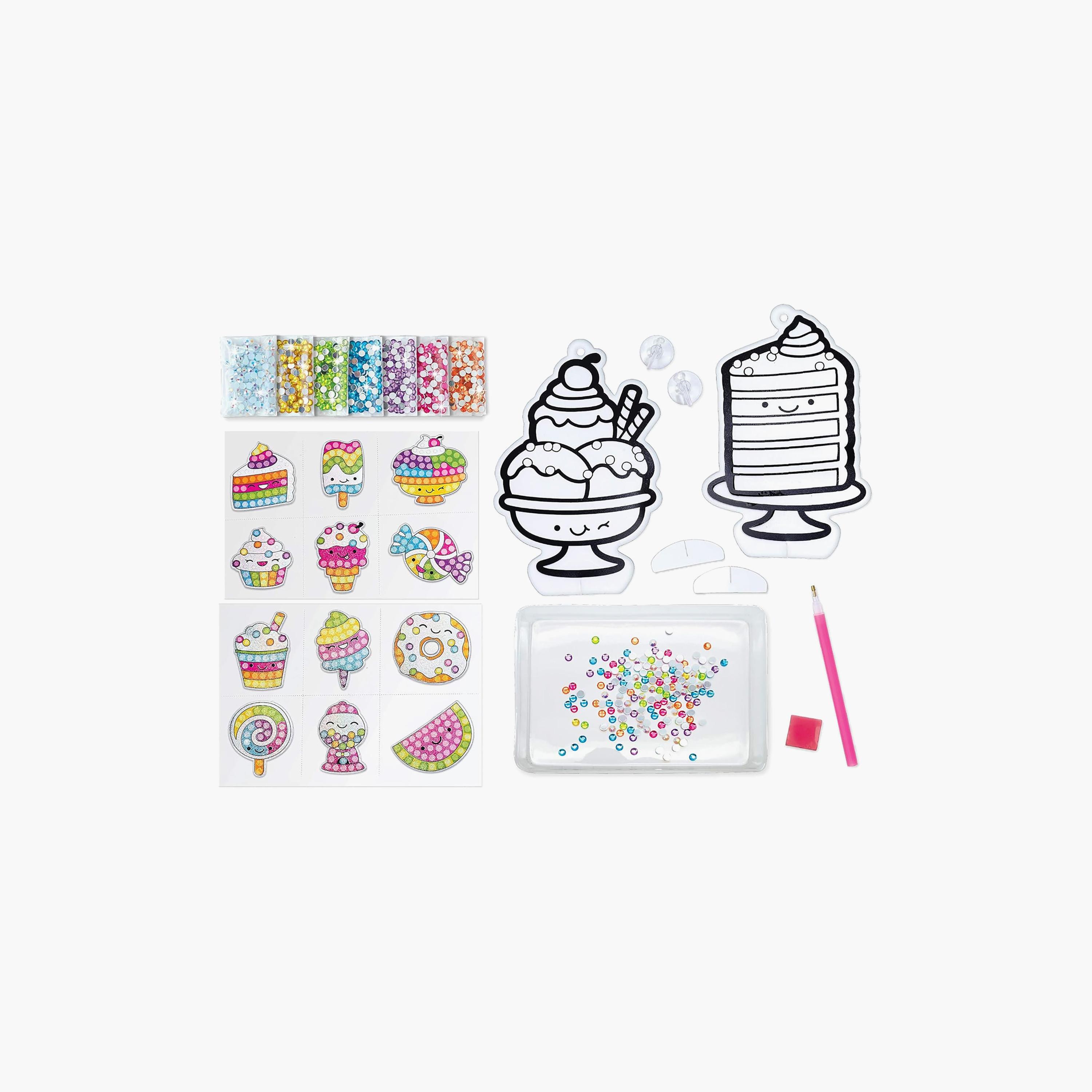 Creativity for Kids Big Gem Diamond Painting Kit with Sweets Stickers and Suncatchers-school-artsandcrafts-image-1