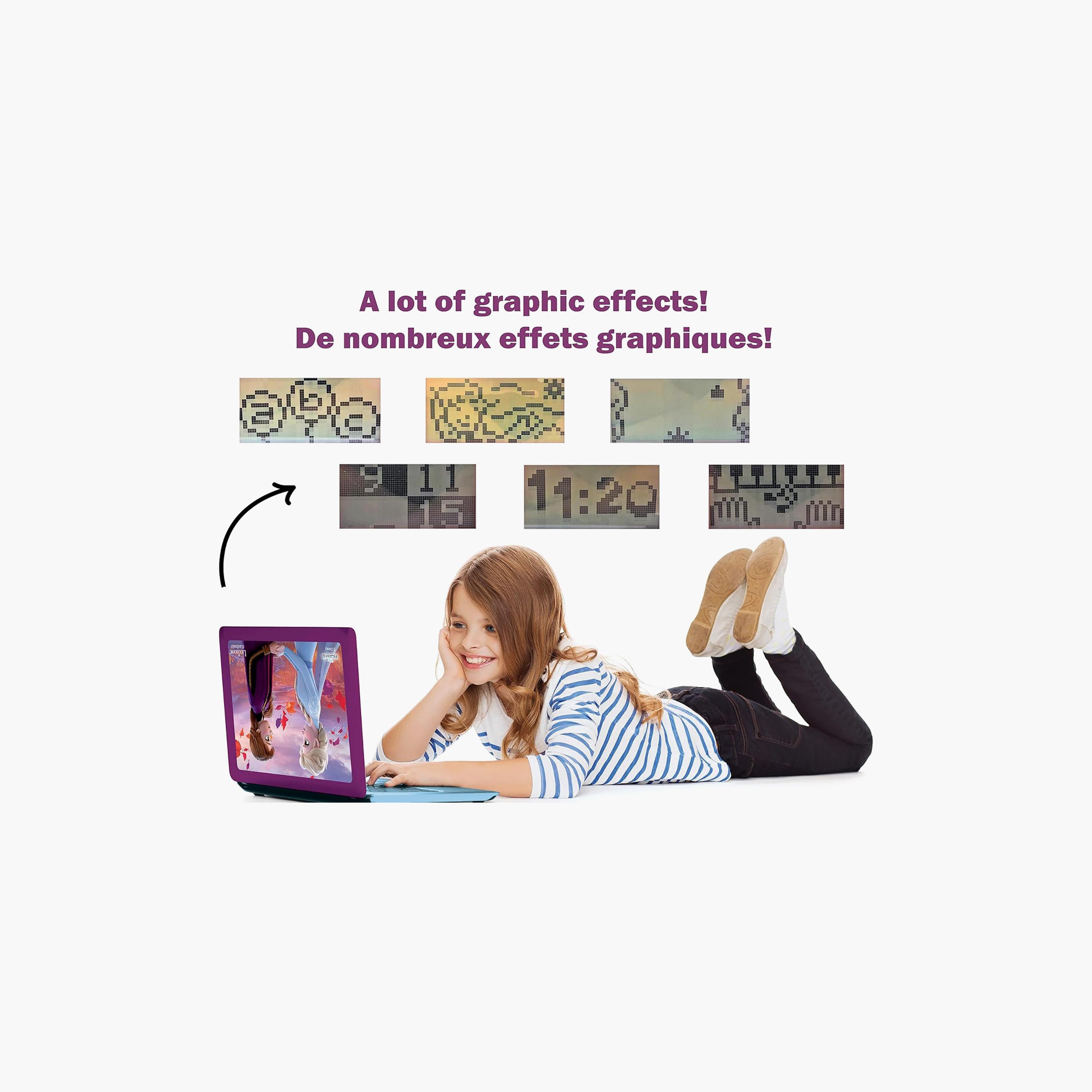 كمبيوتر محمول (لابتوب) تعليمي ثنائي اللغة مع إكسسوارات بتصميم ديزني فروزن من ليكسيبوك-toys-babyandtoddlertoys-learningtoys-image-5