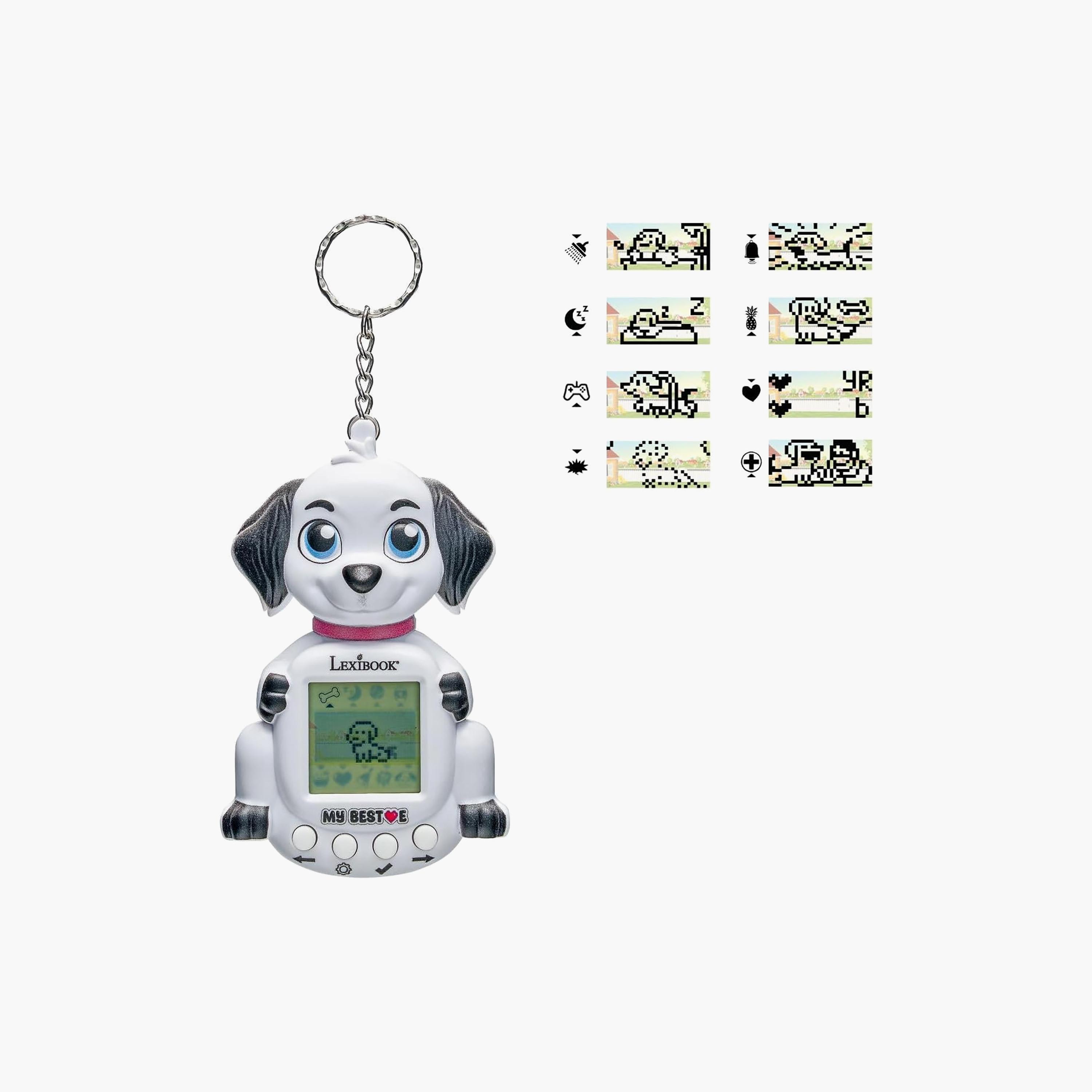 Lexibook My Best-E Dog Virtual Pet Console Keychain Toy-toys-babyandtoddlertoys-learningtoys-image-1
