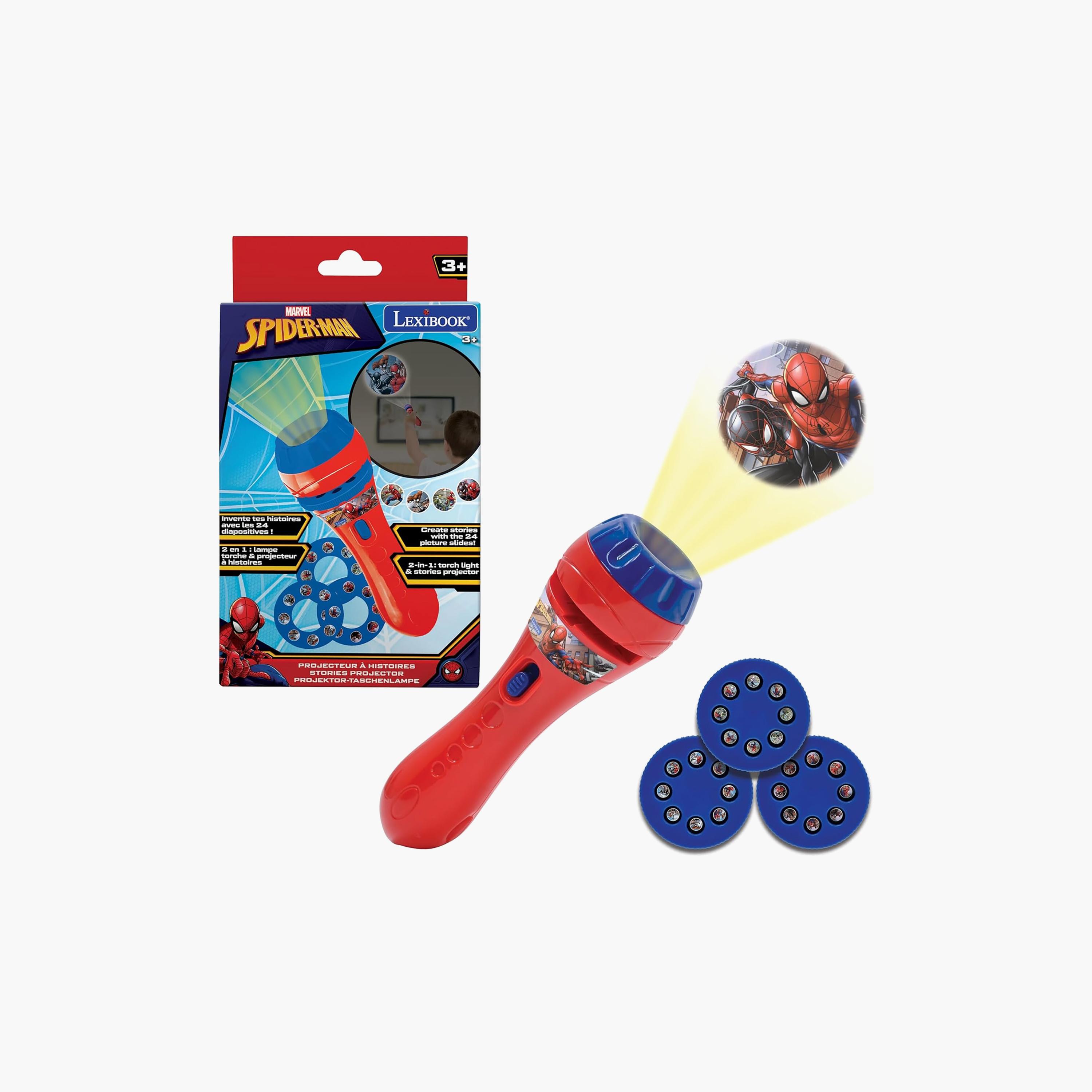 Lexibook Spider-Man Stories Projector Torch with Accessories-toys-babyandtoddlertoys-learningtoys-image-2