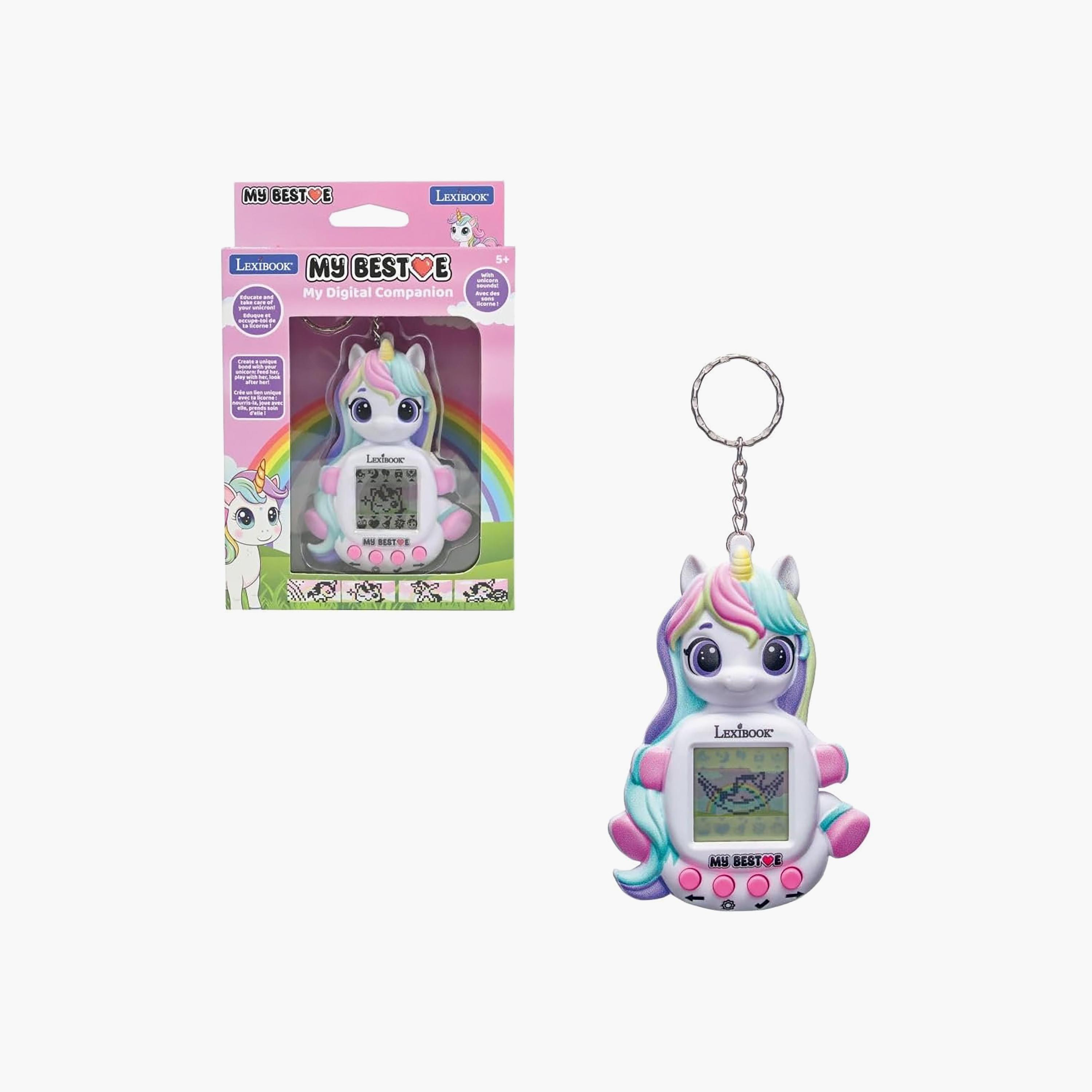 Lexibook My Best-E Unicorn Virtual Pet Console Keychain Toy-toys-babyandtoddlertoys-learningtoys-image-2