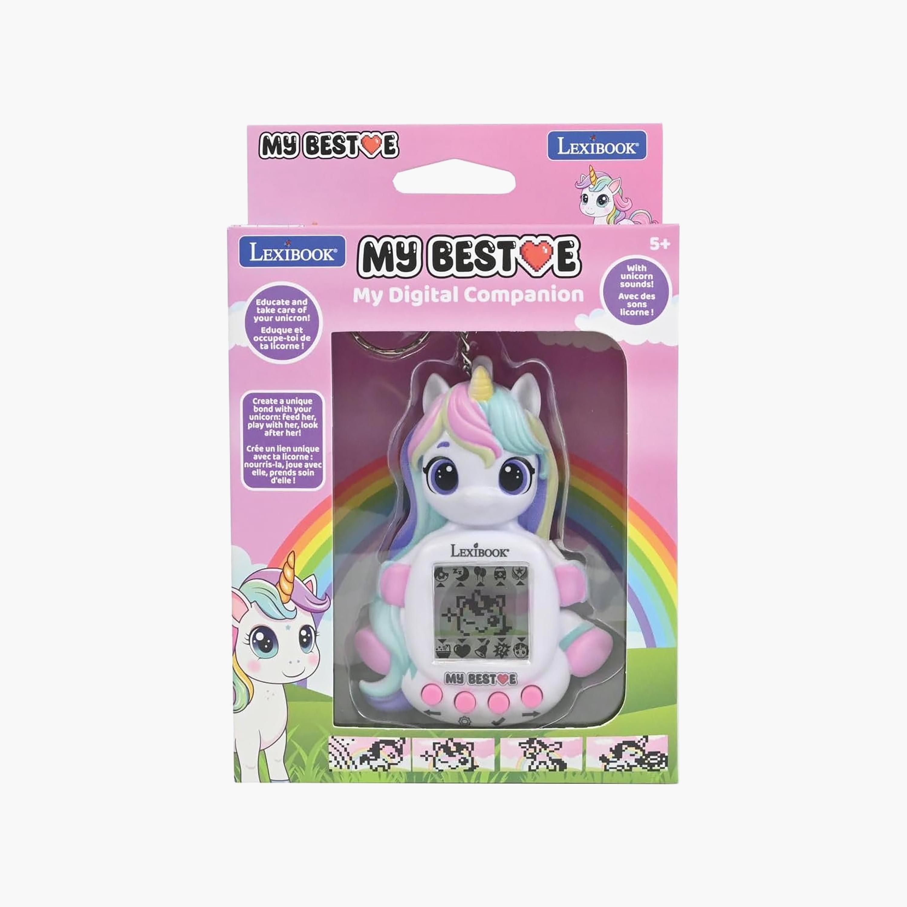 Lexibook My Best-E Unicorn Virtual Pet Console Keychain Toy-toys-babyandtoddlertoys-learningtoys-image-6