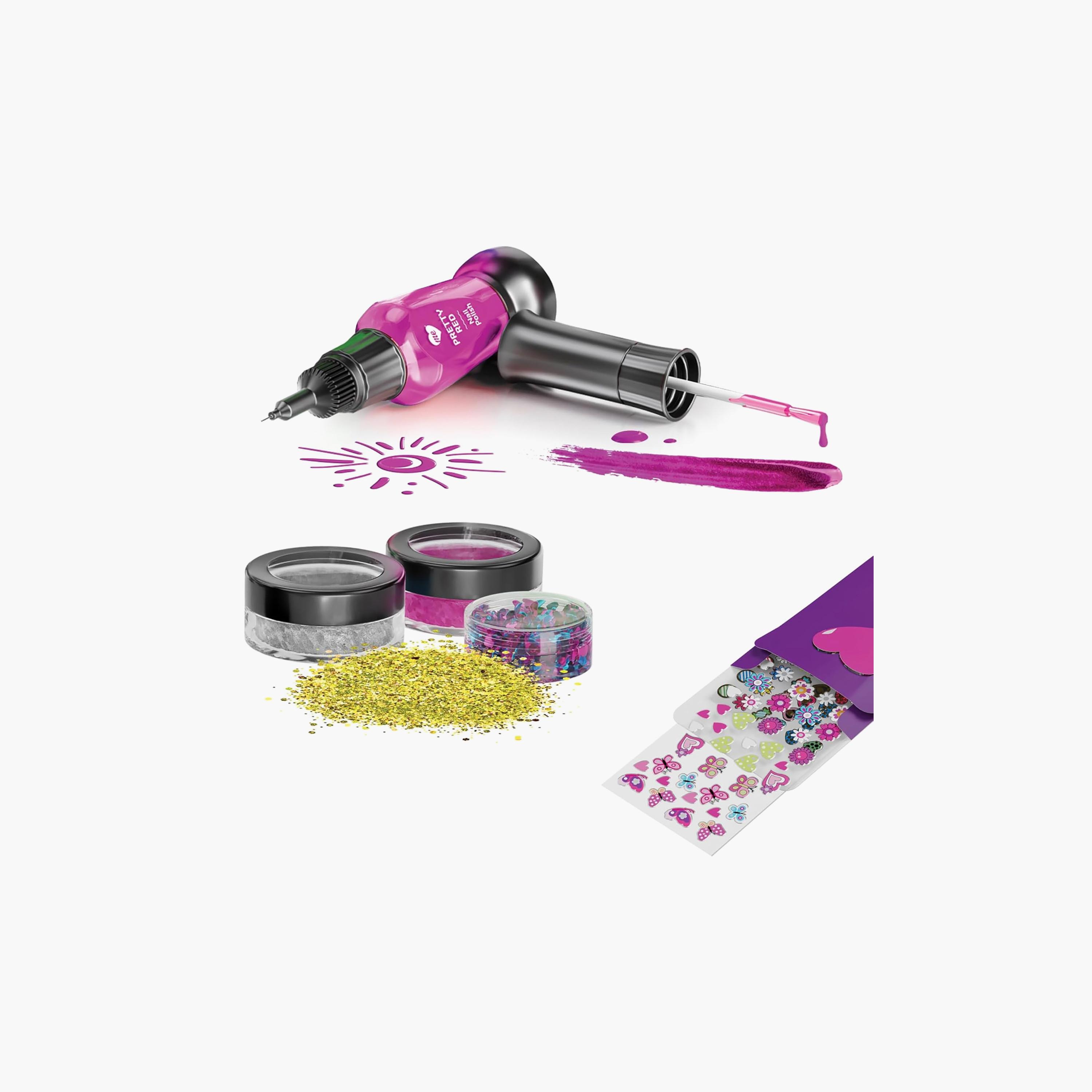 مجموعة استوديو تزيين الأظافر غليتز أند غليمور من بريتي مي-toys-roleplay-makeupandcosmeticsets-image-1