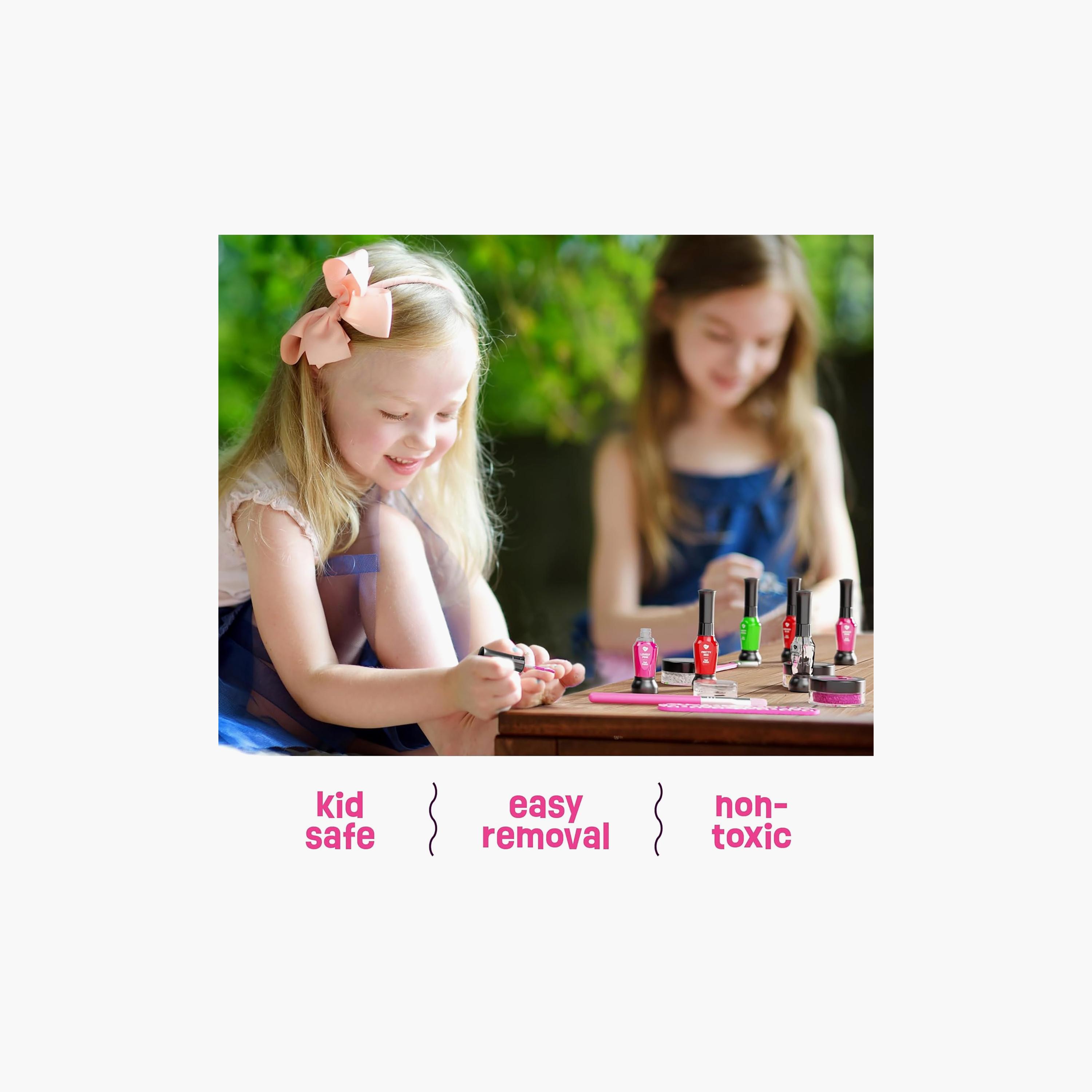 مجموعة استوديو تزيين الأظافر غليتز أند غليمور من بريتي مي-toys-roleplay-makeupandcosmeticsets-image-4