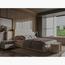 Zarela Elle Boucle King Bed - 180x200 cm-furniture-bedroom-beds-kingbeds-image-1