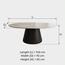 طقم طاولات قهوة وجانبية بسطح رخام 8 قطع - جلامور هوم-furniture-livingroom-coffeetables-image-2