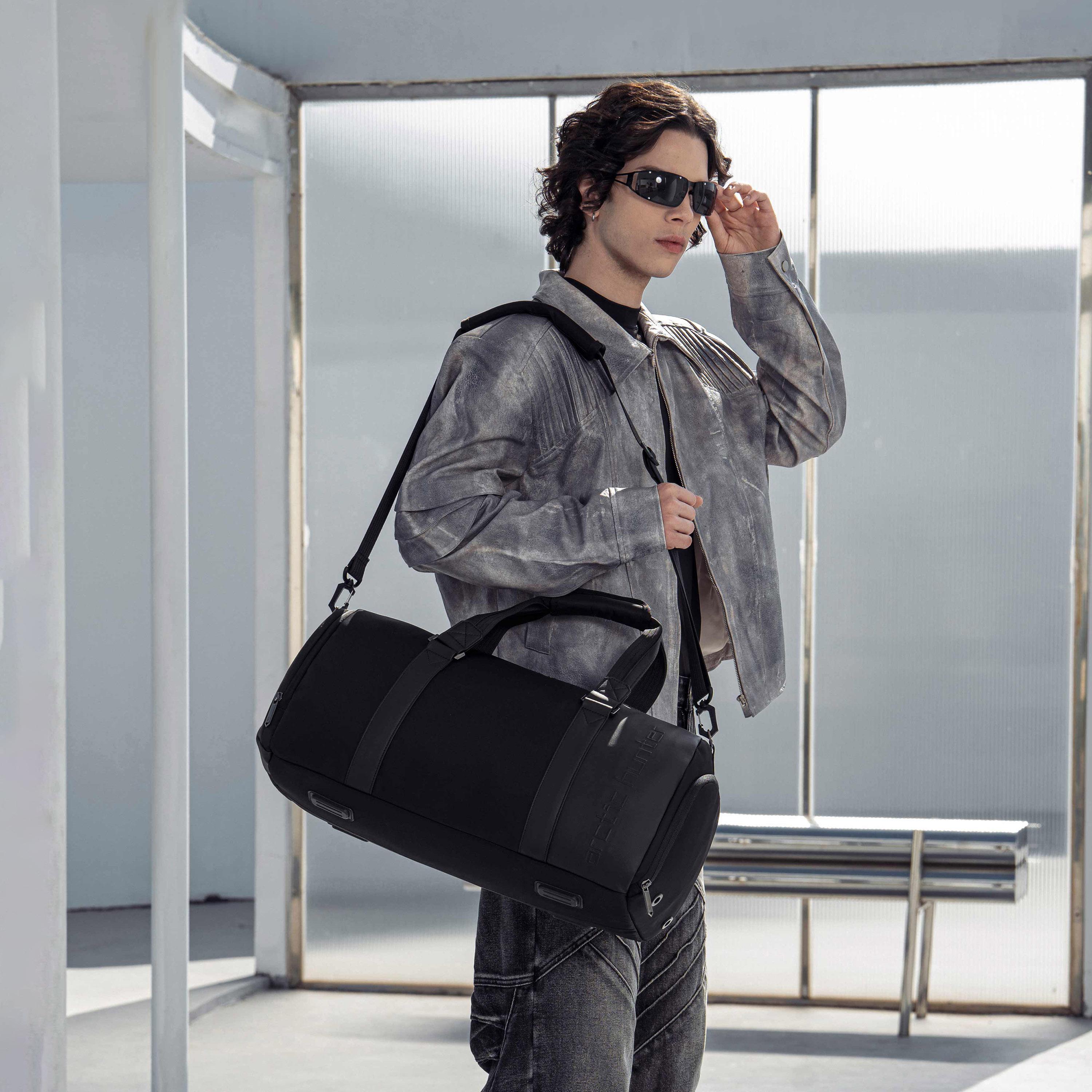 Arctic Hunter Plain Double Handle Duffel Bag with Zipper Closure and Detachable Strap | 27.5 X 49 X 21.5 CM-travel-luggagesandbags-dufflebags-image-8