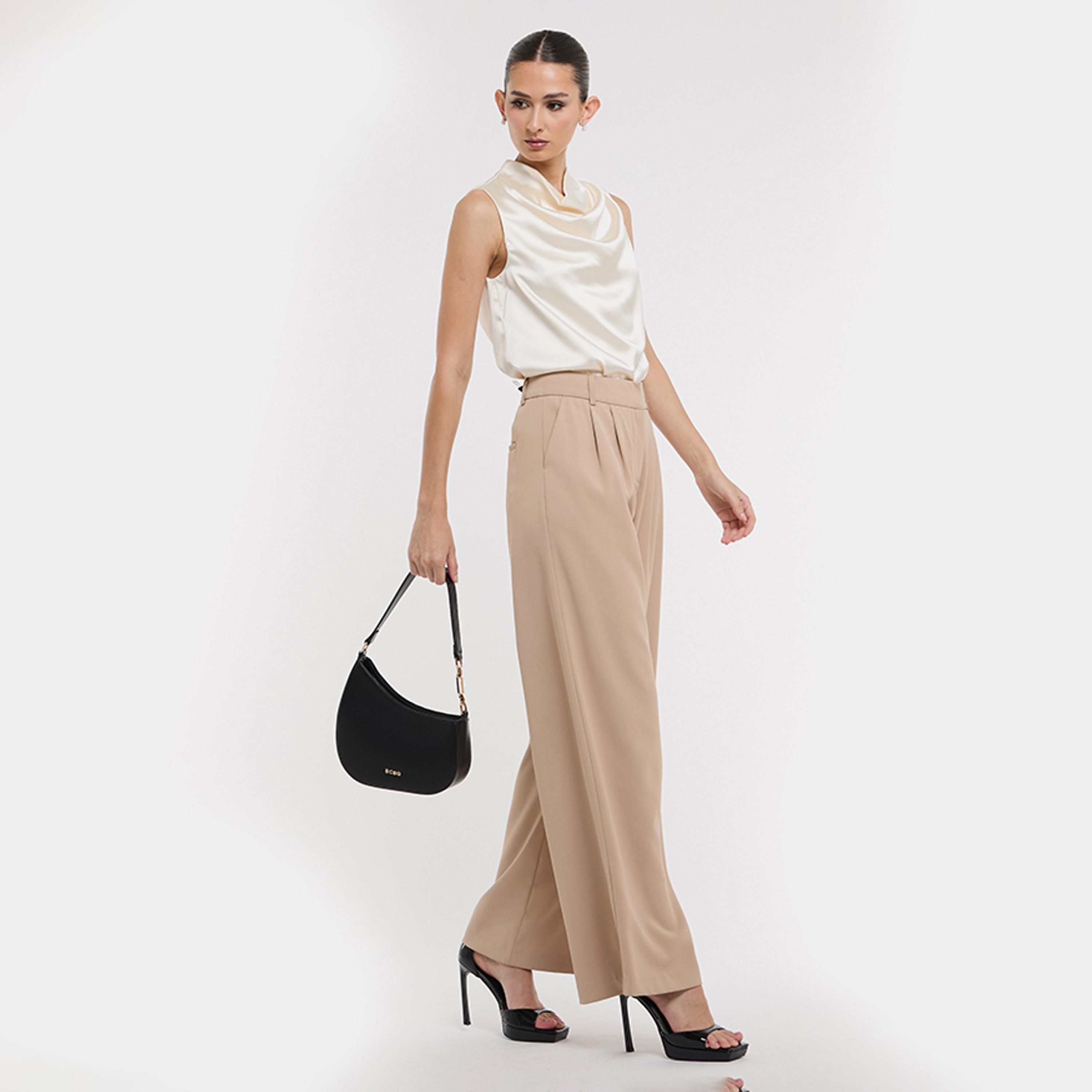 بي سي بي جي - شنطة كتف عادية بمقبض علوي، بسحاب وحزام قابل للفصل | 26 × 23 × 6 سم-women-bagsandwallets-handbags-image-2
