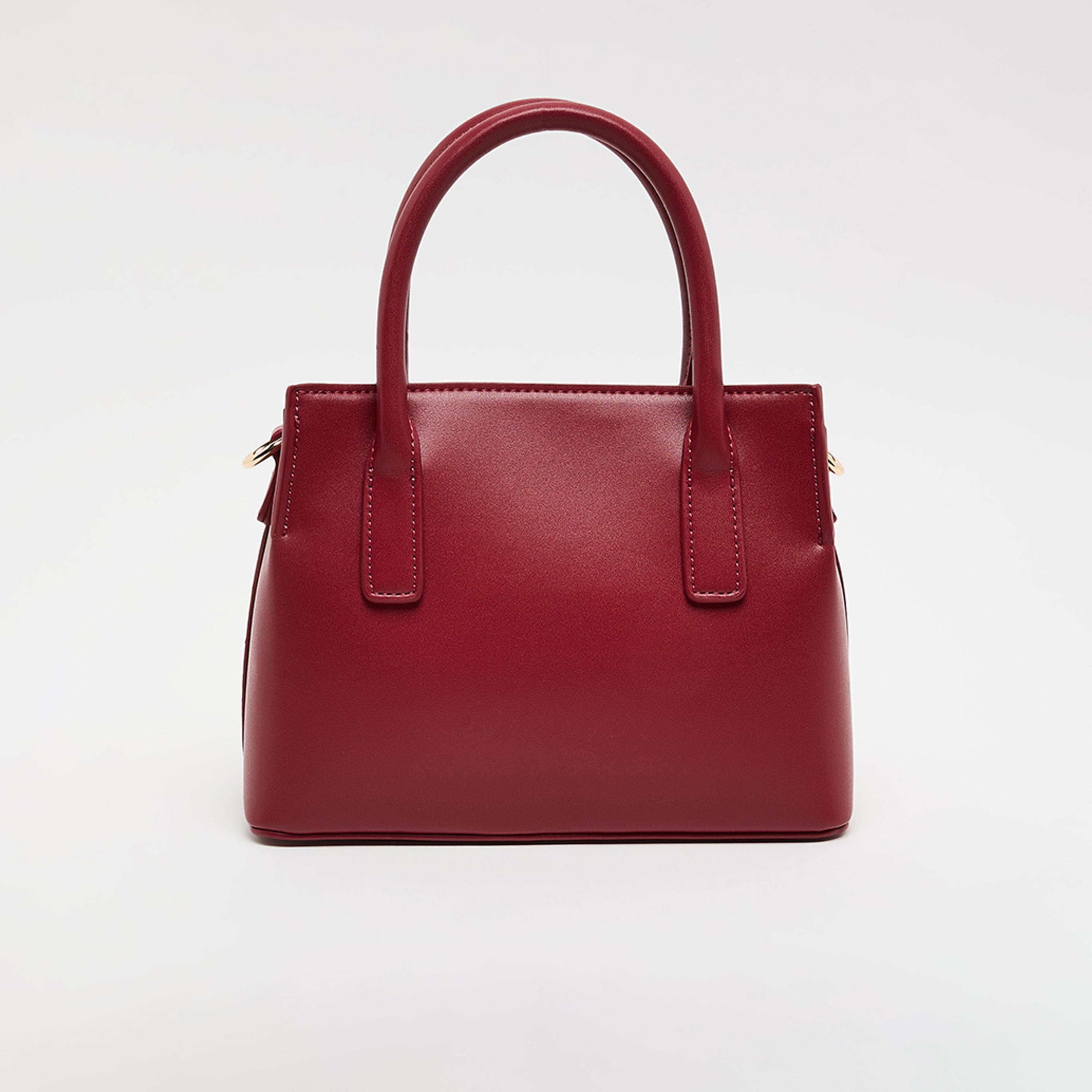 بي سي بي جي - شنطة يد عادية بمقبض علوي وسحاب إغلاق وحزام قابل للتعديل | 33 × 17 × 10 سم-women-bagsandwallets-handbags-image-3